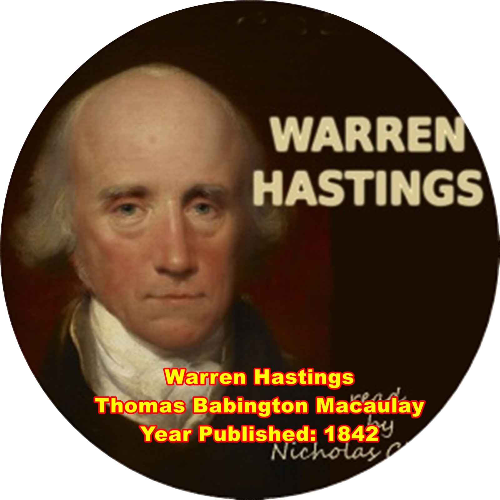Warren Hastings / Thomas Babington Macaulay / MP3 (check player) CD Audiobook