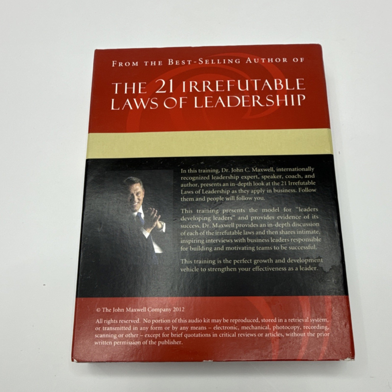 John C. Maxwell The 21 Irrefutable Laws of Leadership Audiobook 4 Audio CD Set