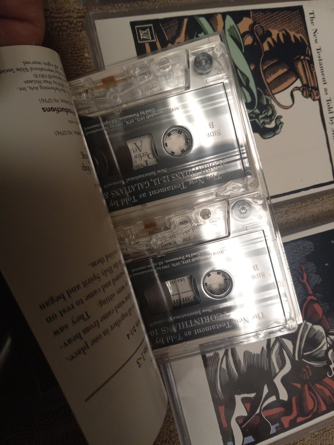 The New Testament Audiobook 16 Cassette Tapes — Told By Max Mclean
