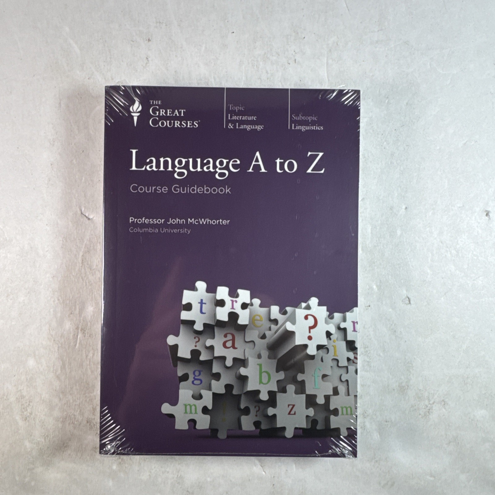 Language a to Z by John McWhorter (2013, Compact Disc) W/guidebook New