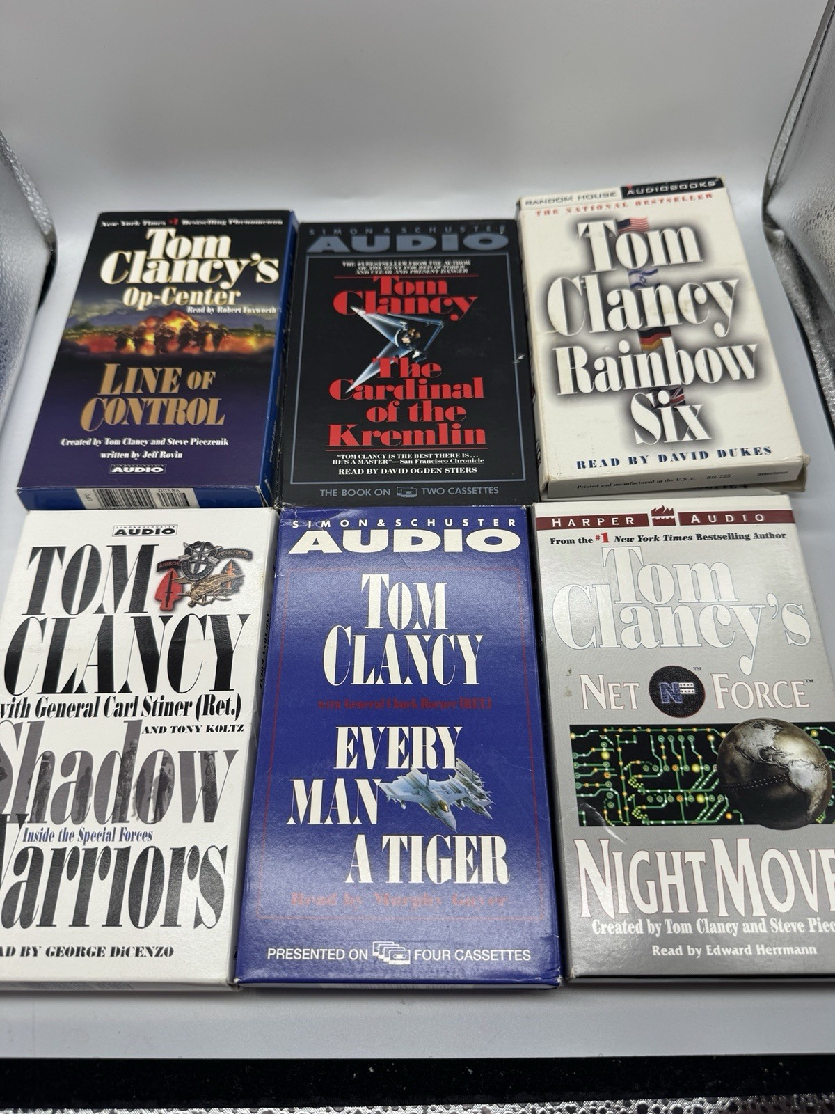 Lot Of 12 Tom Clancy Audio Books