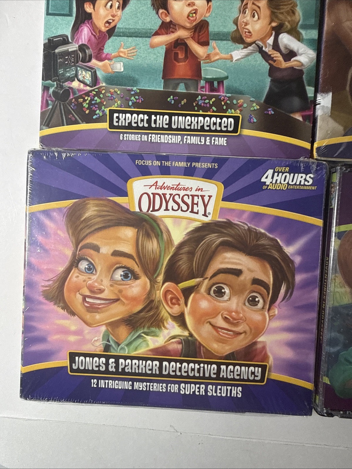 6 CD Sets (16 CDs)Adventures In Odyssey Focus On Family Audio Drama, 48 Episodes