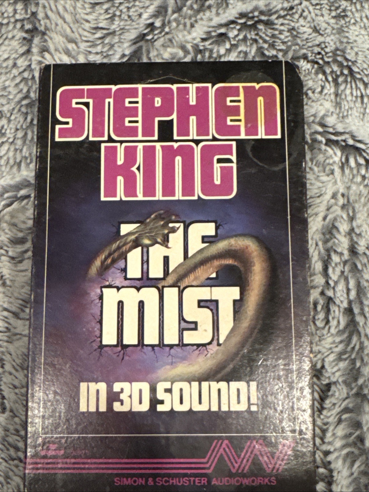 Stephen King The Mist in 3-D sound! Simon & Schuster/Audioworks Tape, 1984
