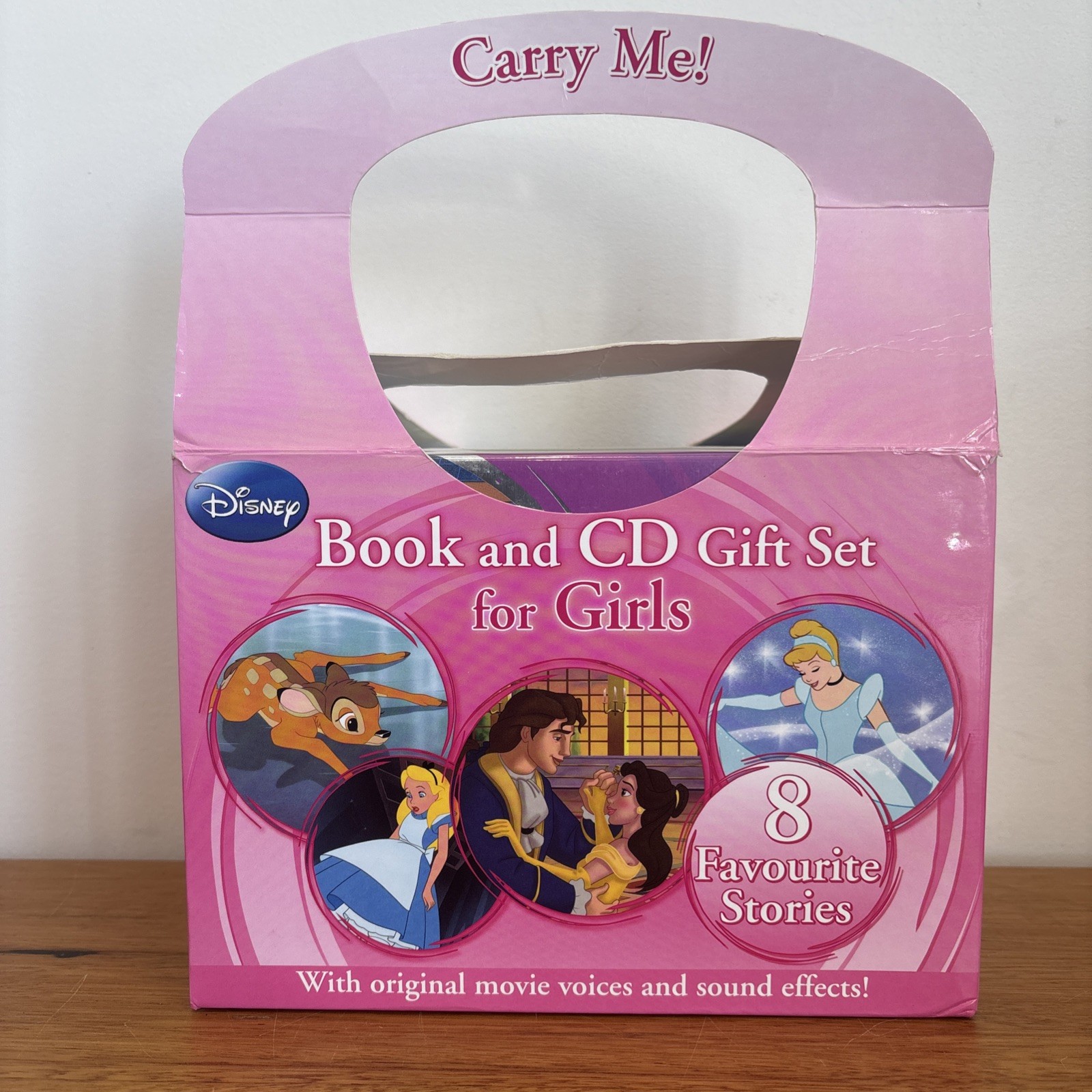 Disney Book & CD Gift Set for Girls — Very Good Condition — Free Postage