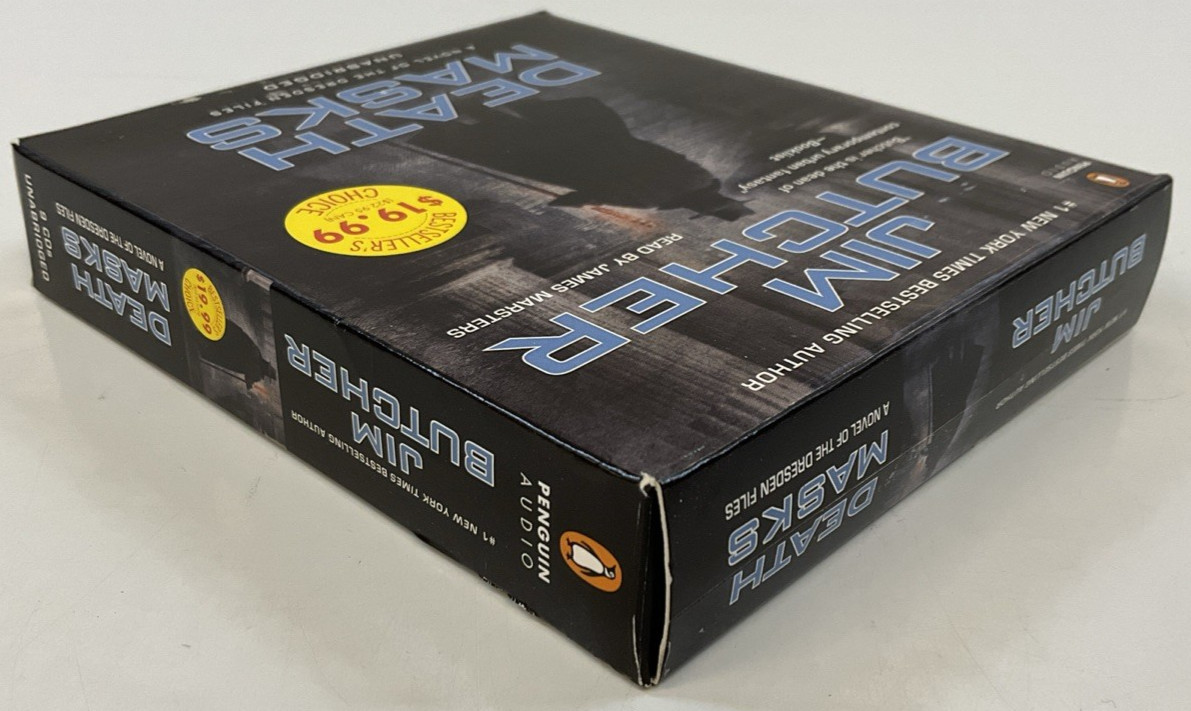 Death Masks by Jim Butcher Unabridged Audio Book 9 CDs/2009 Penguin Audio