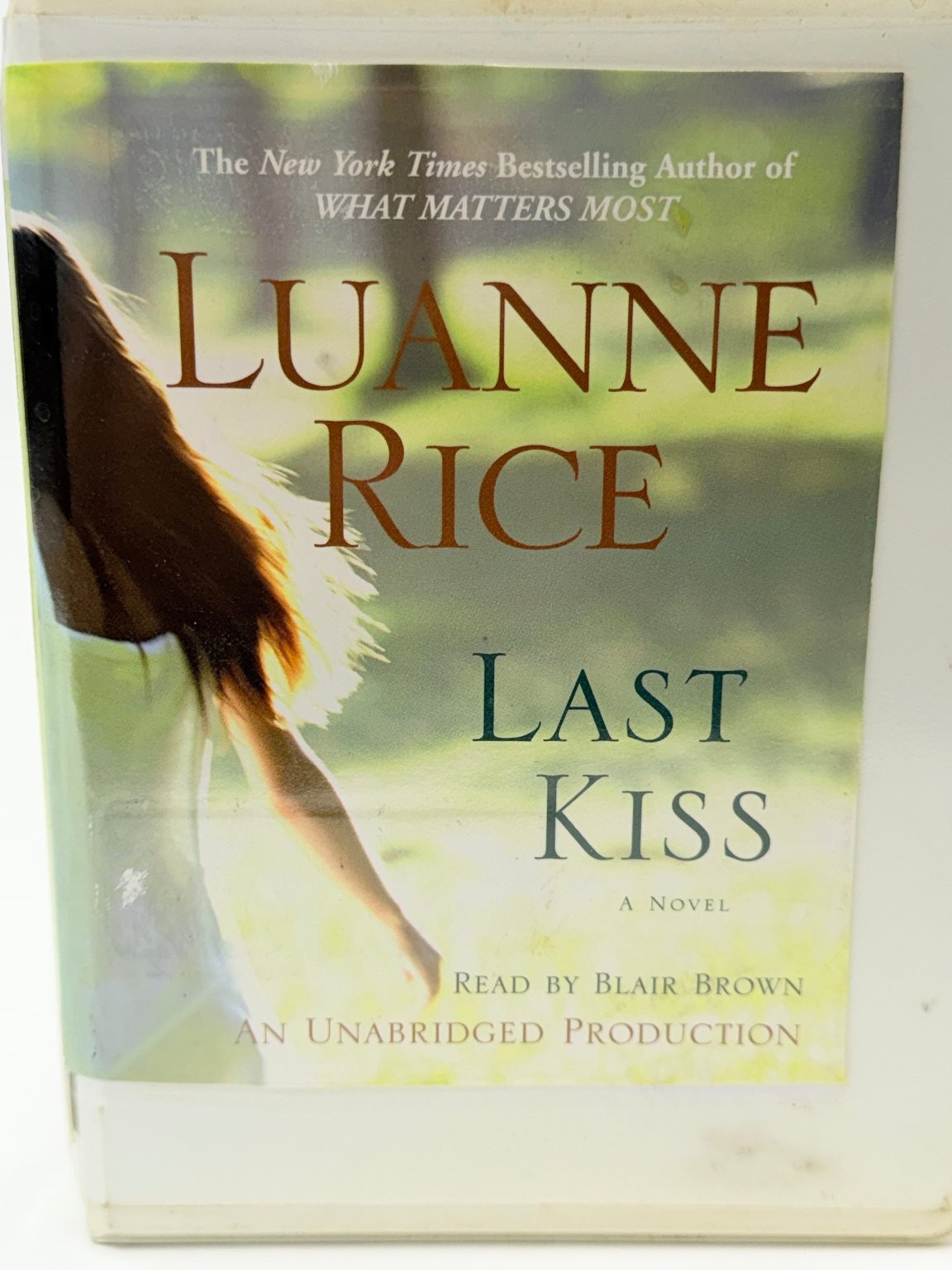 Last Kiss by Luanne Rice Audiobook CDs Unabridged 8 Discs