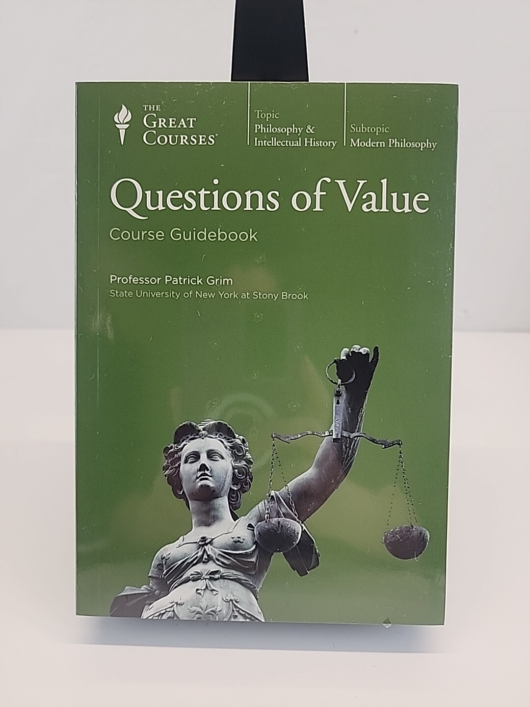 THE GREAT COURSES — QUESTIONS OF VALUE by PROF. PATRICK GRIM (CD) W/BOOK — NEW
