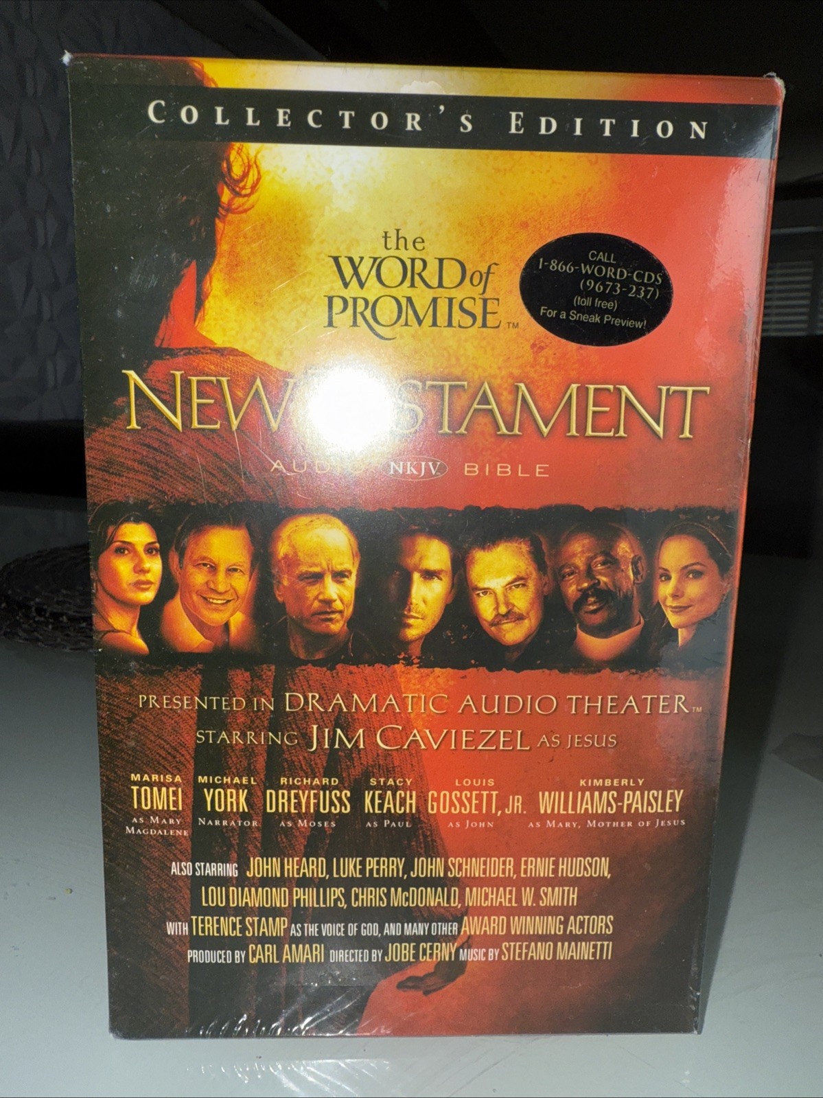 The Word of Promise NKJV New Testament Audio Bible 20-CD Box Set Sealed