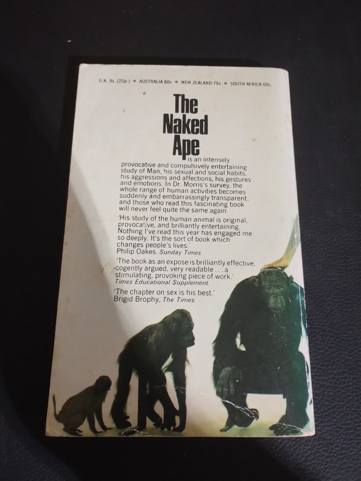 The Naked Ape Desmond Morris Vintage Corgi Human Zoo Author Vintage Cover
