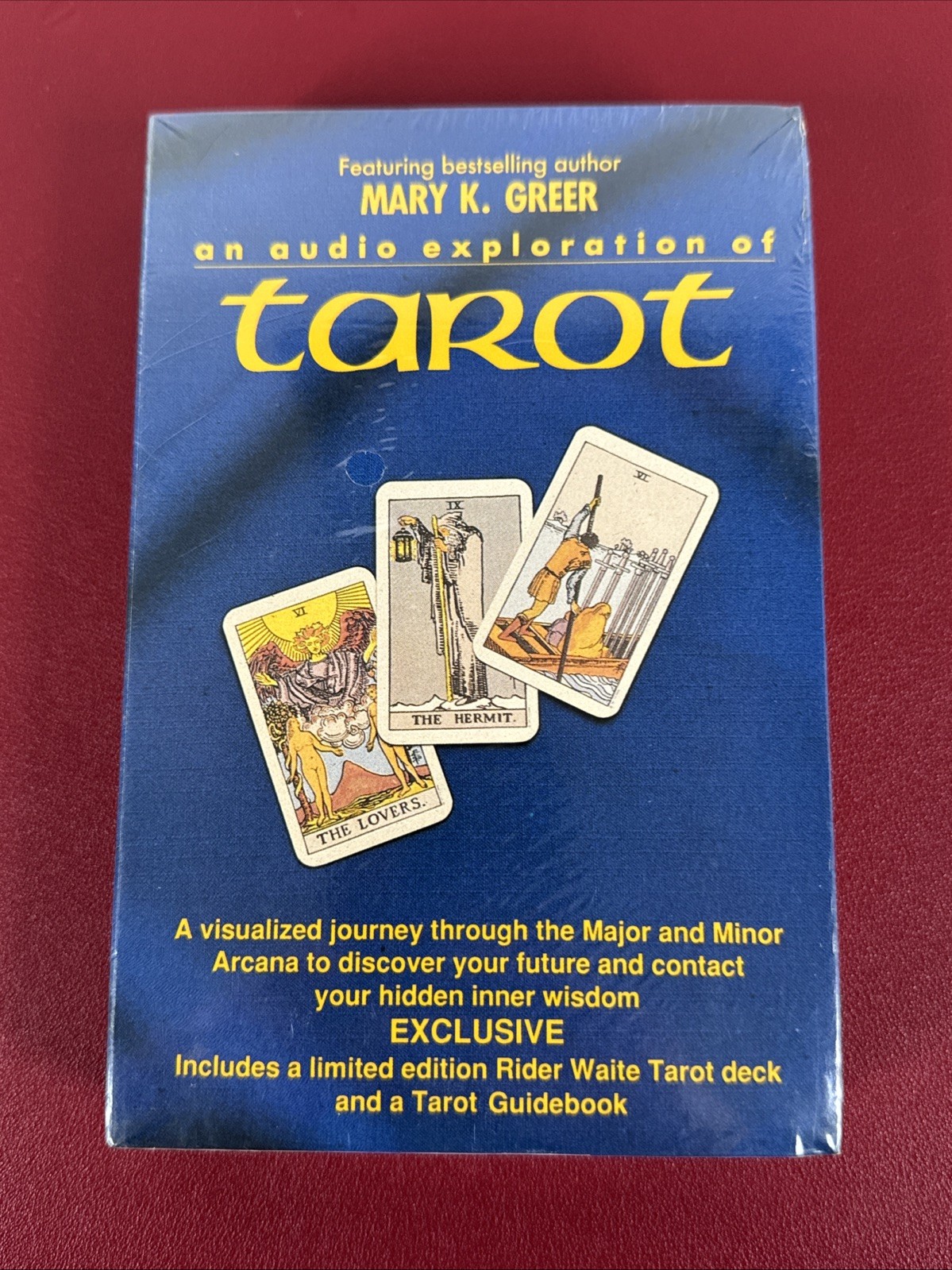 NEW, An Audio Exploration of Tarot, Mary K. Greer, Audio Cassette w Tarot Deck