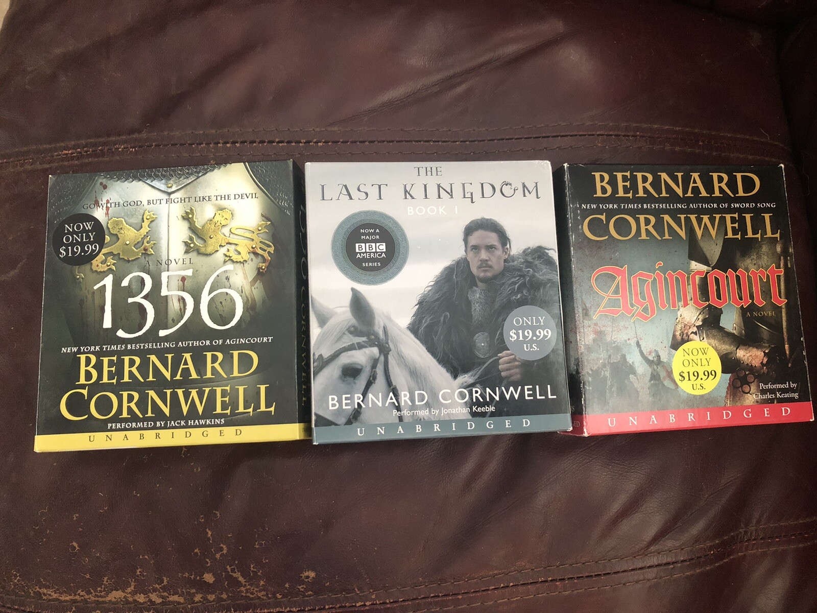 Bernard Cornwell CD Audiobook Lot of 3 Novels — *EXCELLENT*