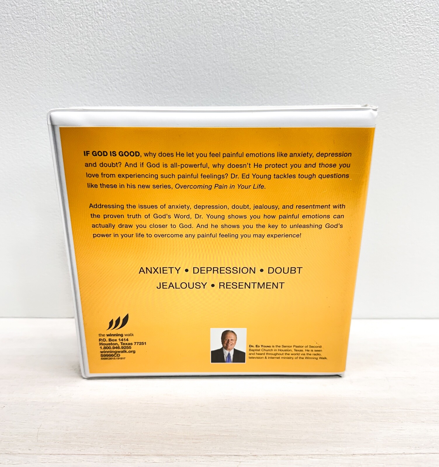 Overcoming Pain in Your Life Dr. Ed Young 5 Audio CD Set The Winning Walk