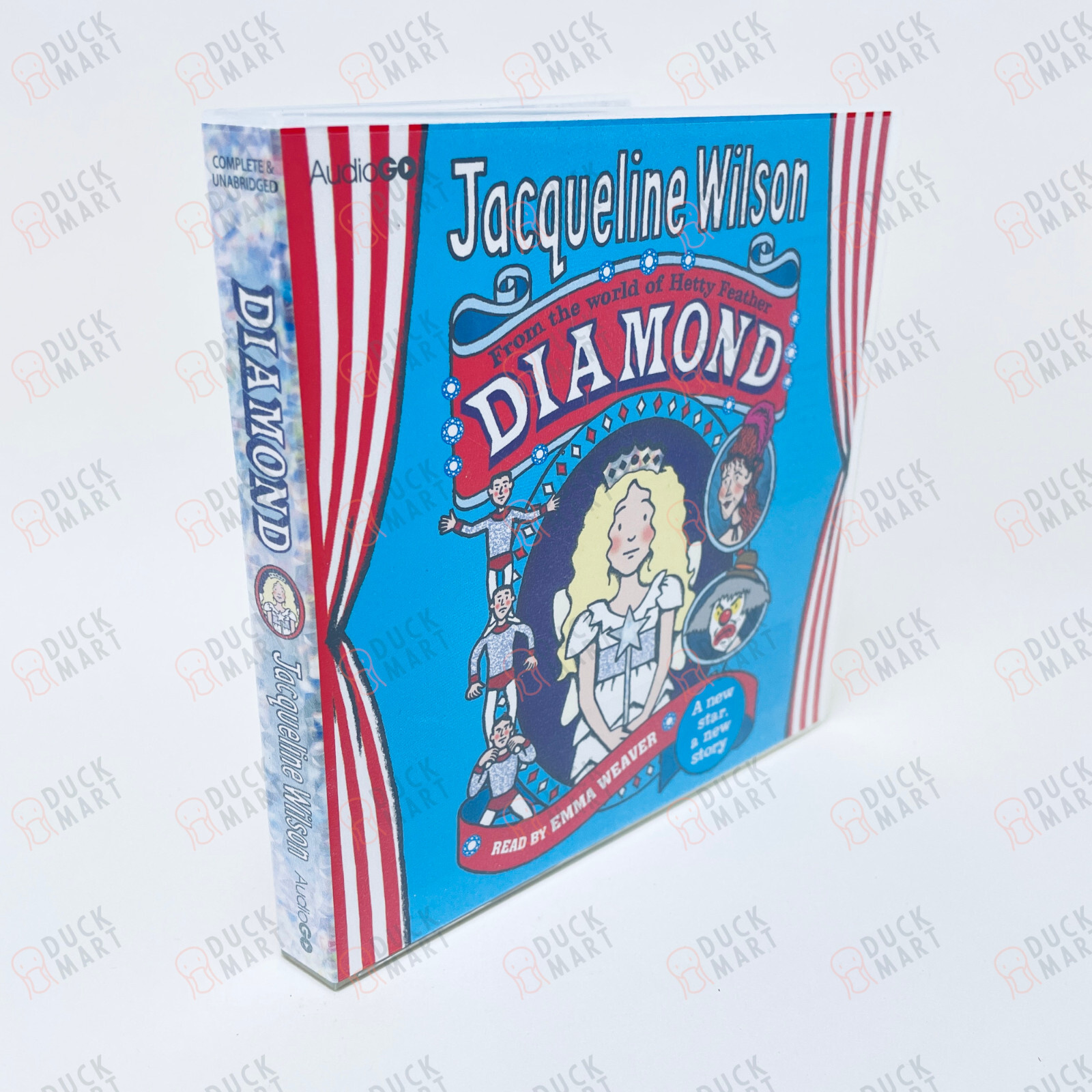 Jacqueline Wilson Diamond 6x CD Audiobook Read By Emma Weaver Ft. Hetty Feather