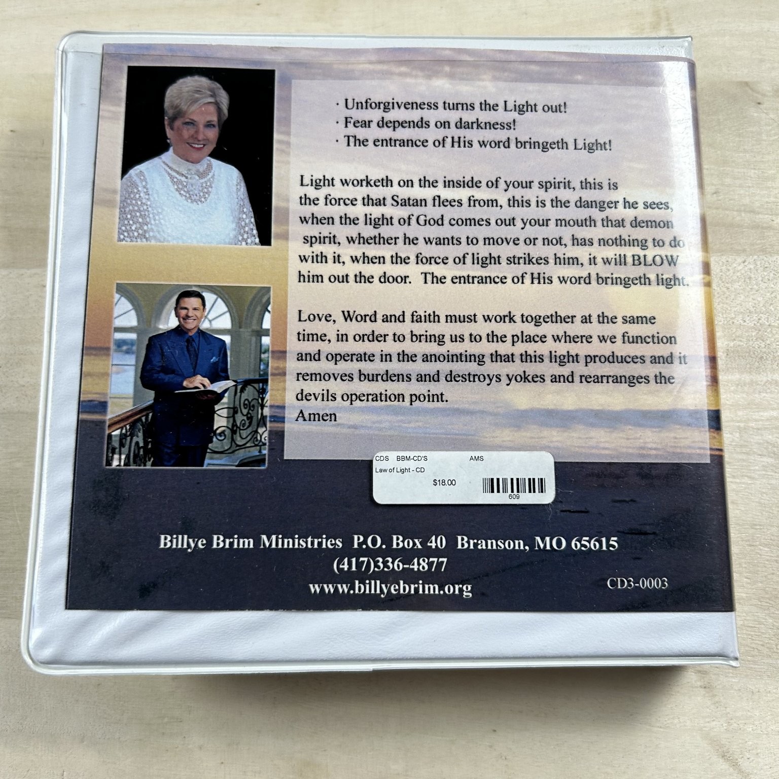 The Law of Light by Billye Brim & Kenneth Copeland Audiobook CDs 3 Discs