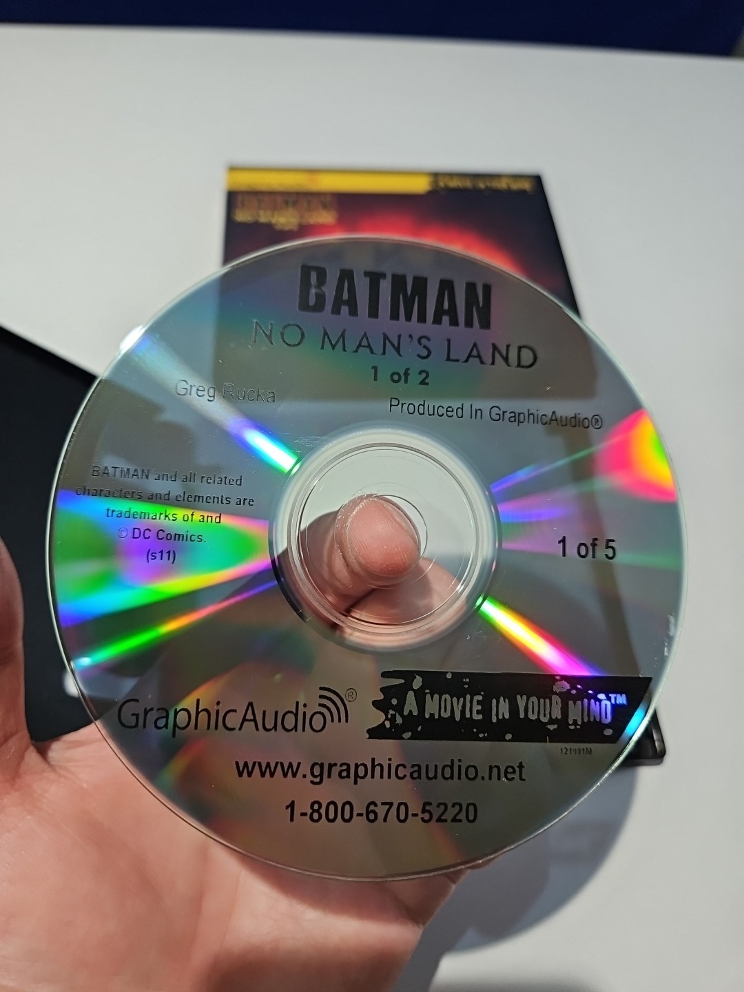 Graphic Audio Batman No Man’s Land 1 + 2 Set 10x Disc Movie In Your Mind CD Book