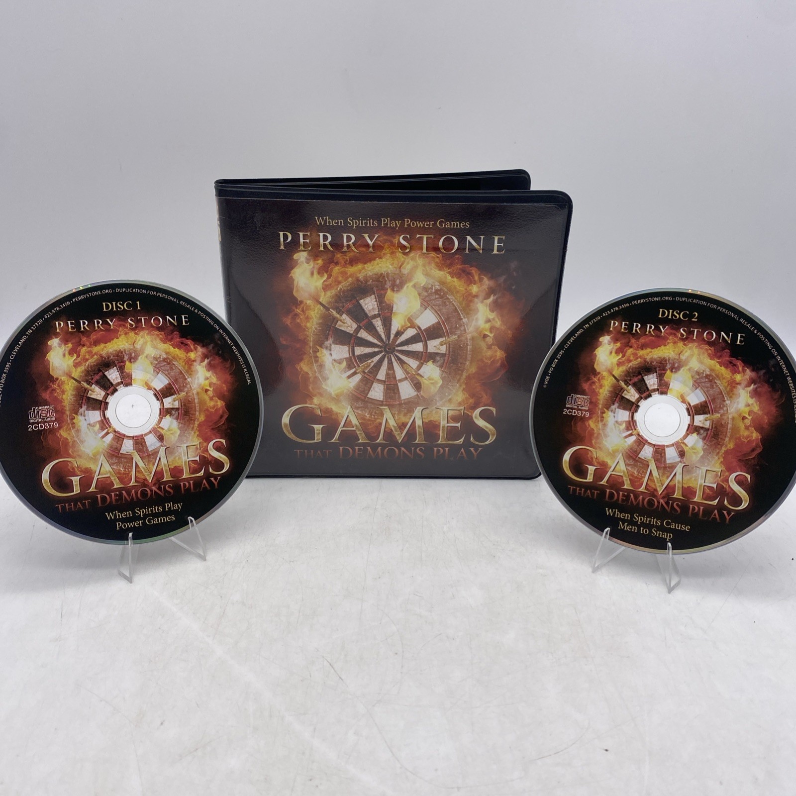Games That Demons Play Perry Stone CD Religious Audiobook Christianity 2CD379