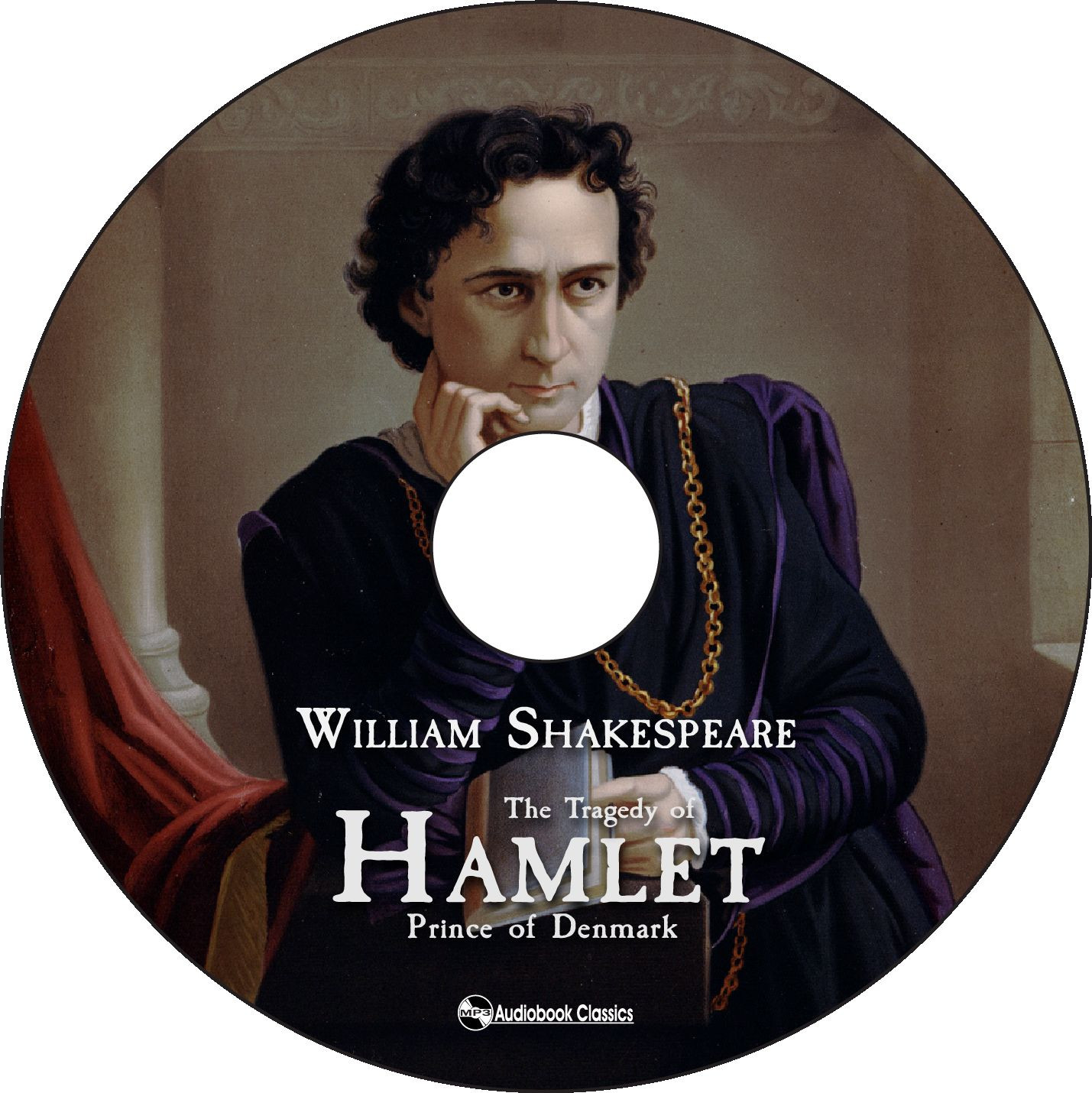 The Tragedy of Hamlet, Prince of Denmark — MP3 CD Audiobook in security sleeve