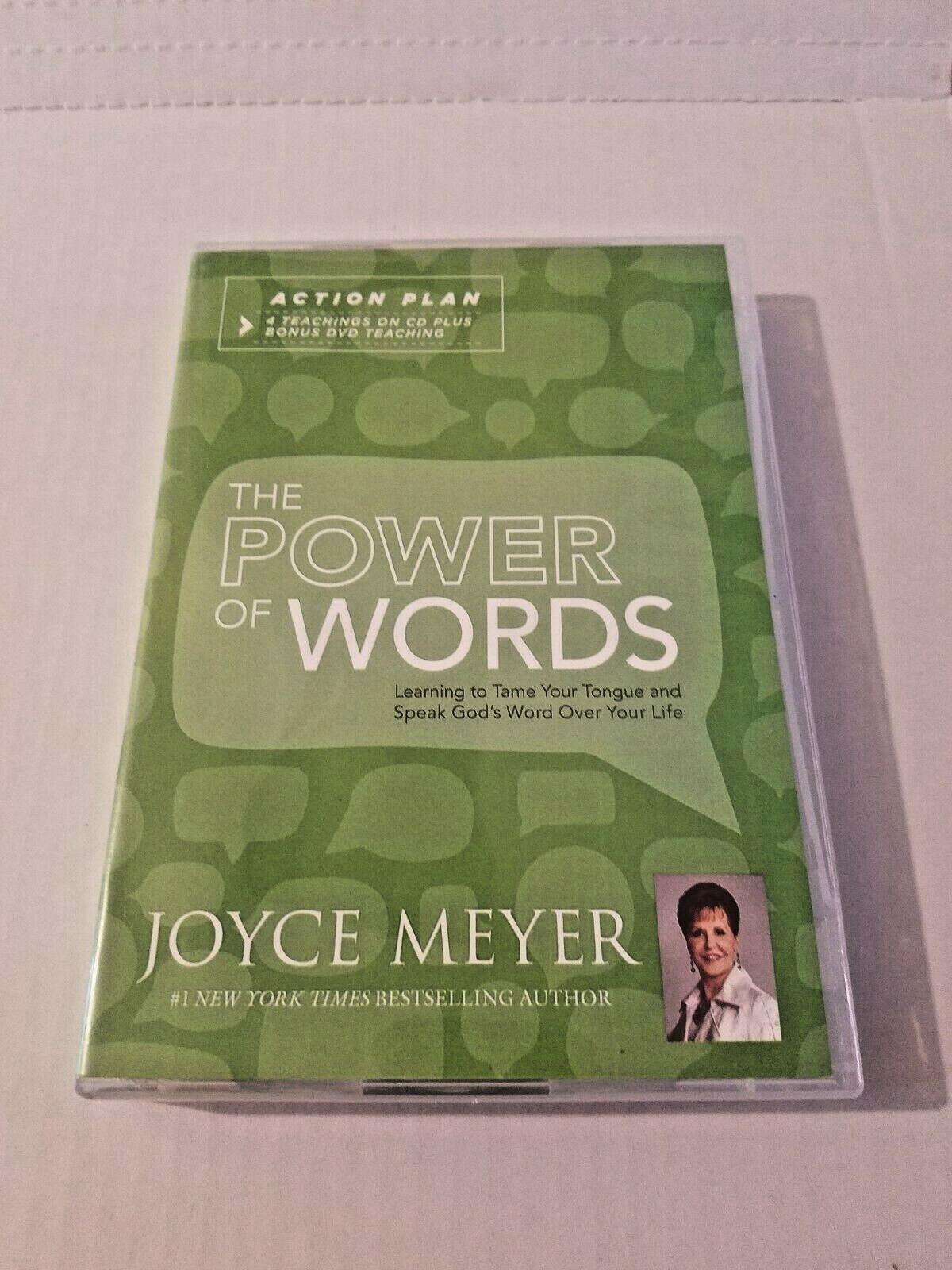Joyce Meyer The Power of Words Action Plan 4 Teachings on CD & DVD audiobook