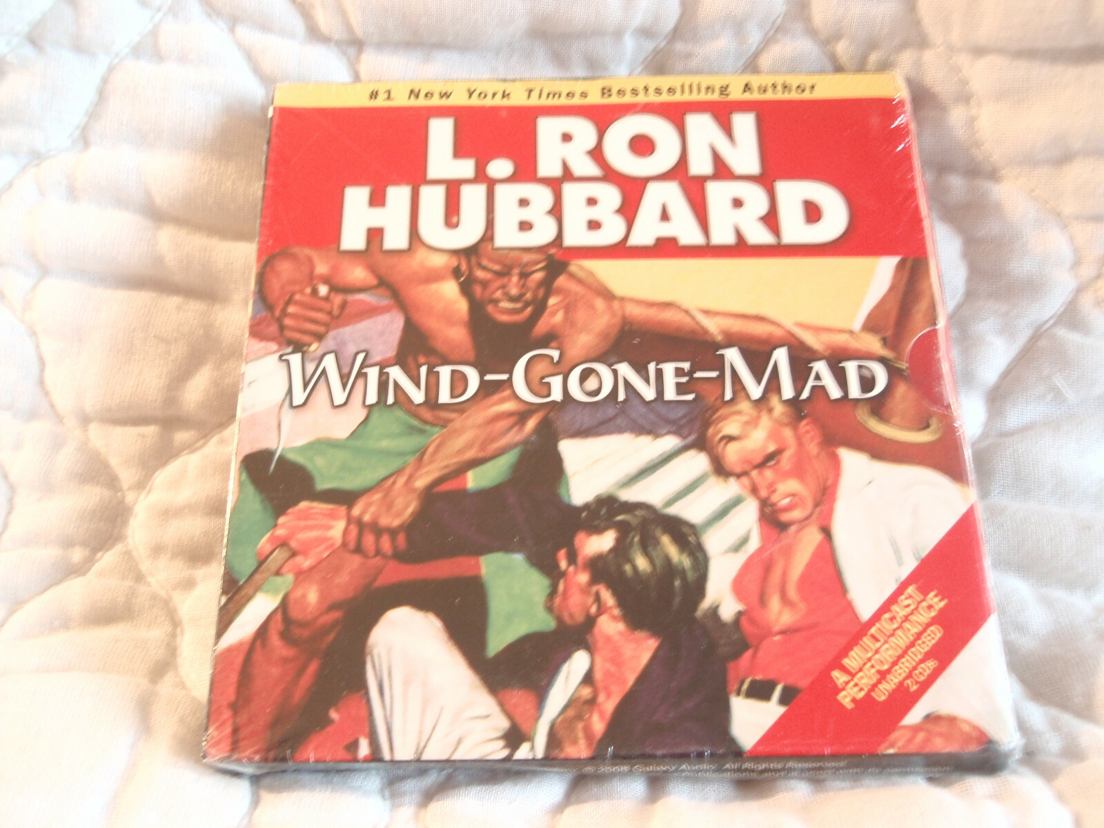 WIND-GONE-MAD 2-DISC CD AUDIO BOOK L. RON HUBBARD NEW UNABRIDGED 1935 FICTION