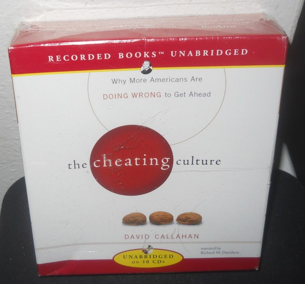 THE CHEATING CULTURE DAVID CALLAHAN (2004) UNABRIDGED 10 CD’s New Factory Sealed