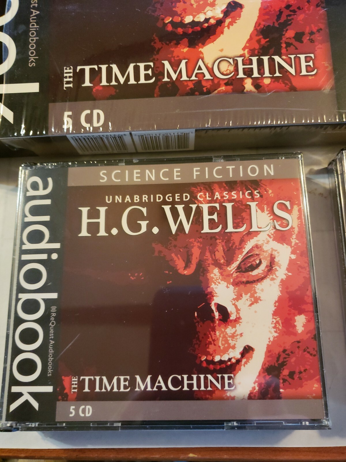 War of the Worlds & Time Machine H.G. Wells 2006 10 Disc CD set Audiobook SEALED