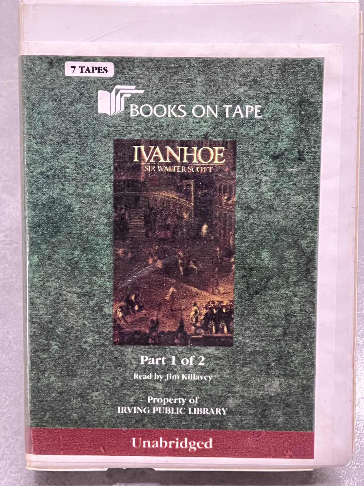Ivanhoe, Audiobook, Books on Tape, 14 cassette double album, great condition