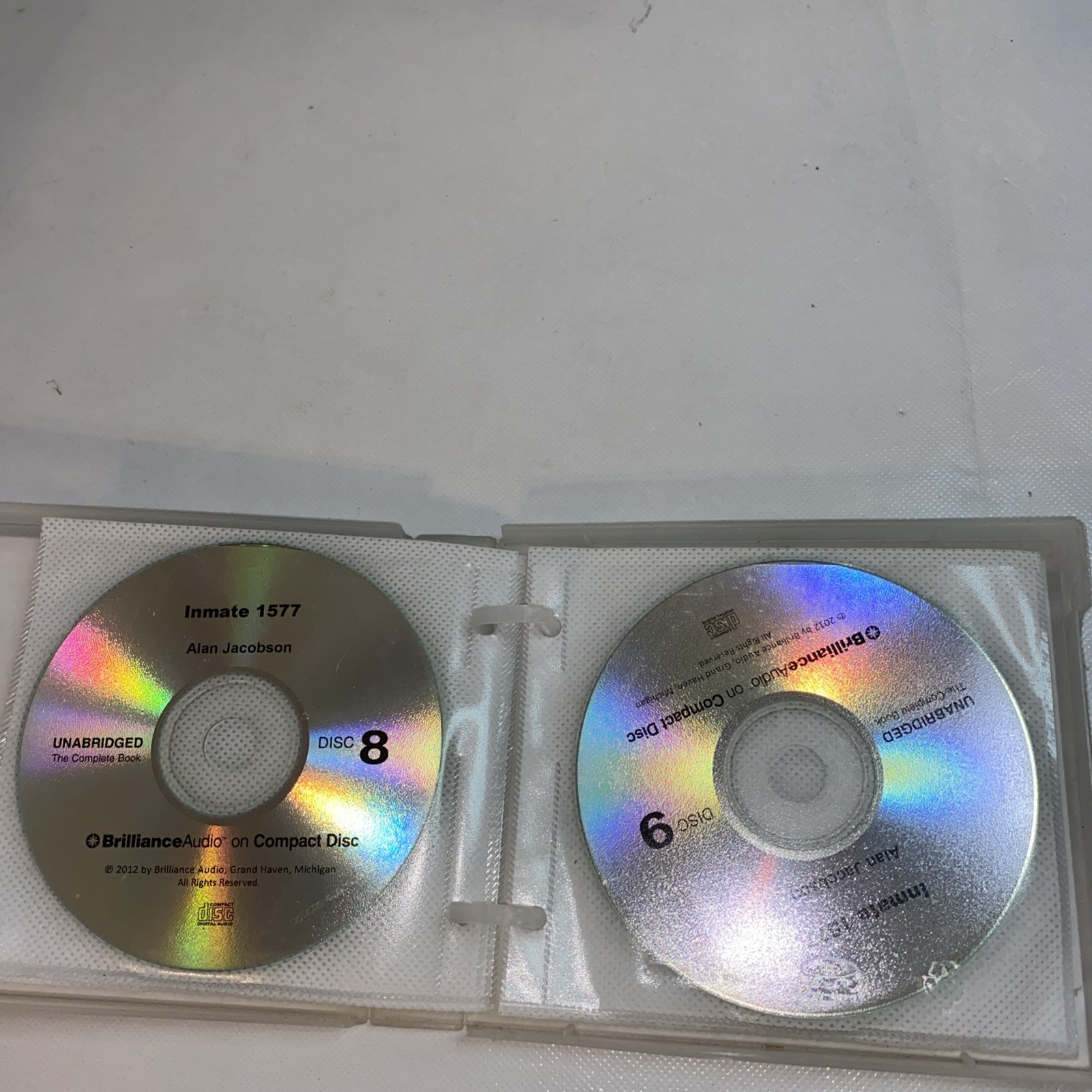 GOOD Audiobook CD Inmate 1577 Alan Jacobson Karen Vail Series Unabridged