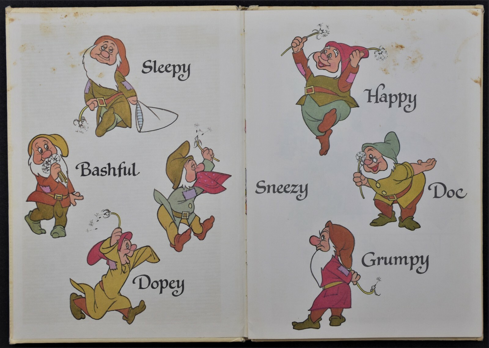 1970 ~ Snow White and the Seven Dwarfs by Disney’s Wonderful World of Reading :
