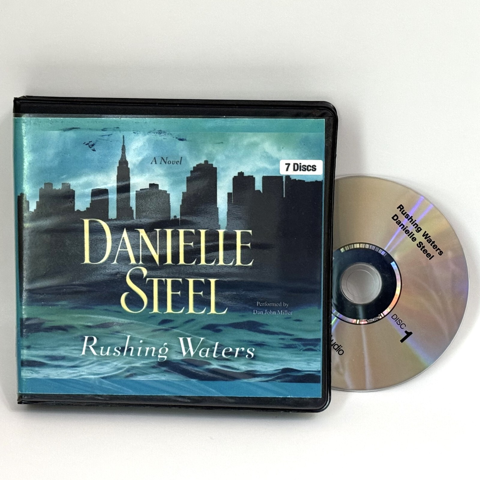 Danielle Steel RUSHING WATERS Audiobook CD 7 Compact Discs UNABRIDGED Audio Book