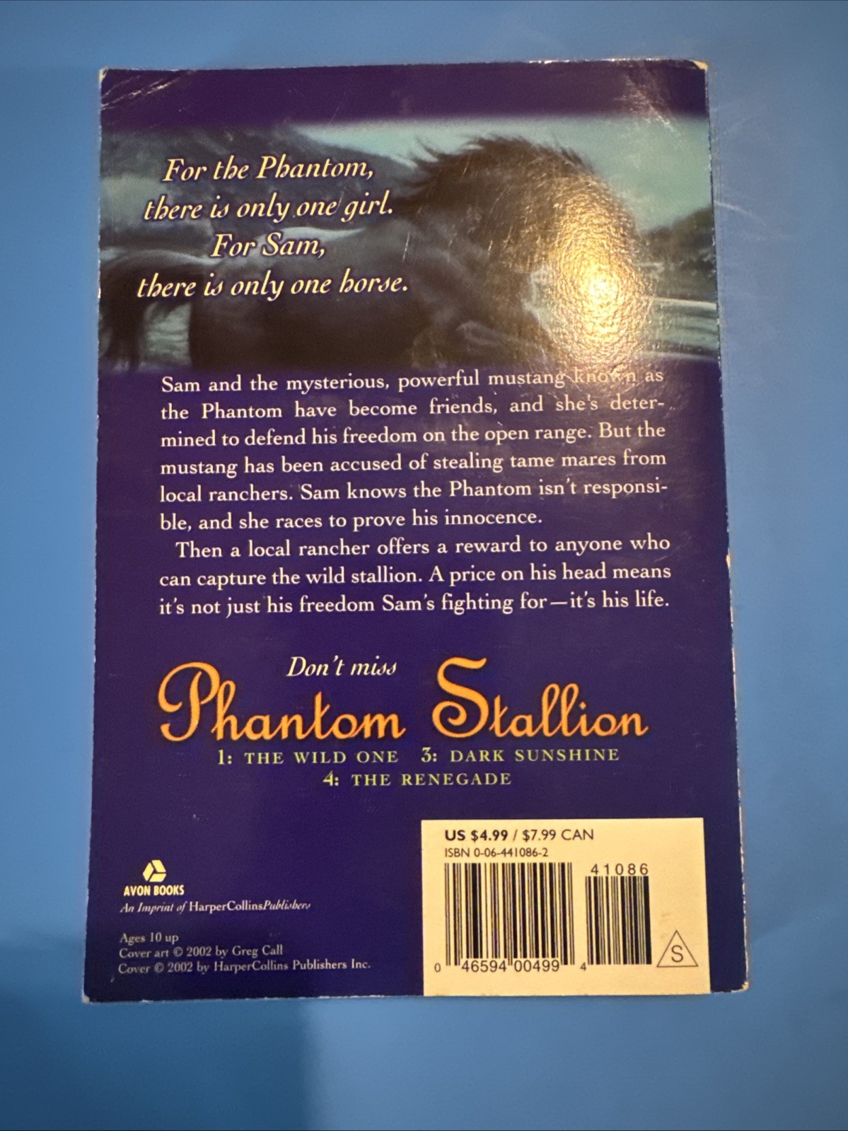 Vintage 2002 Phantom Stallion Mustang Moon Terri Farley preowned Paperback