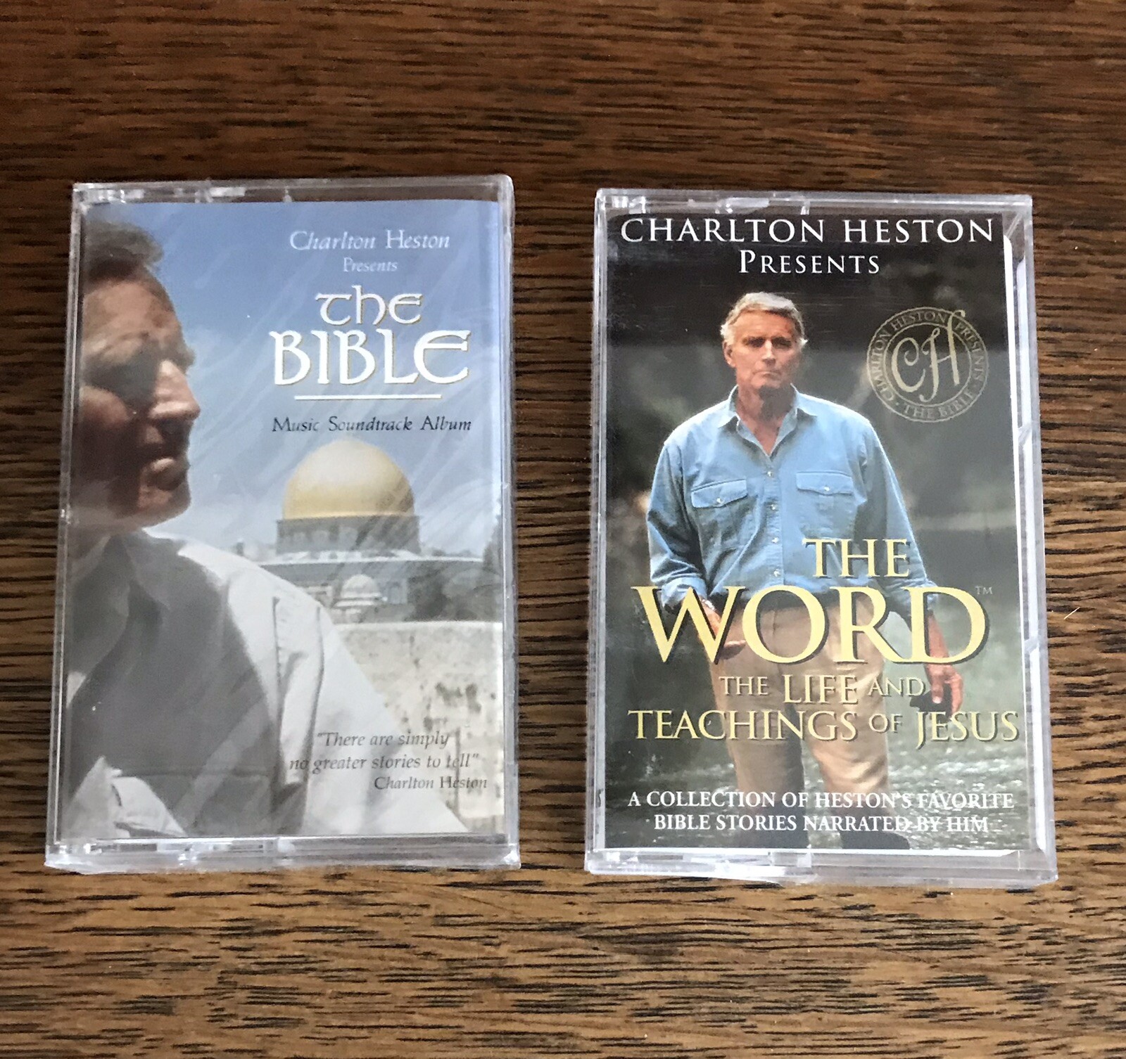 Charleton Heston Bible Cassettes The Bible & The Word