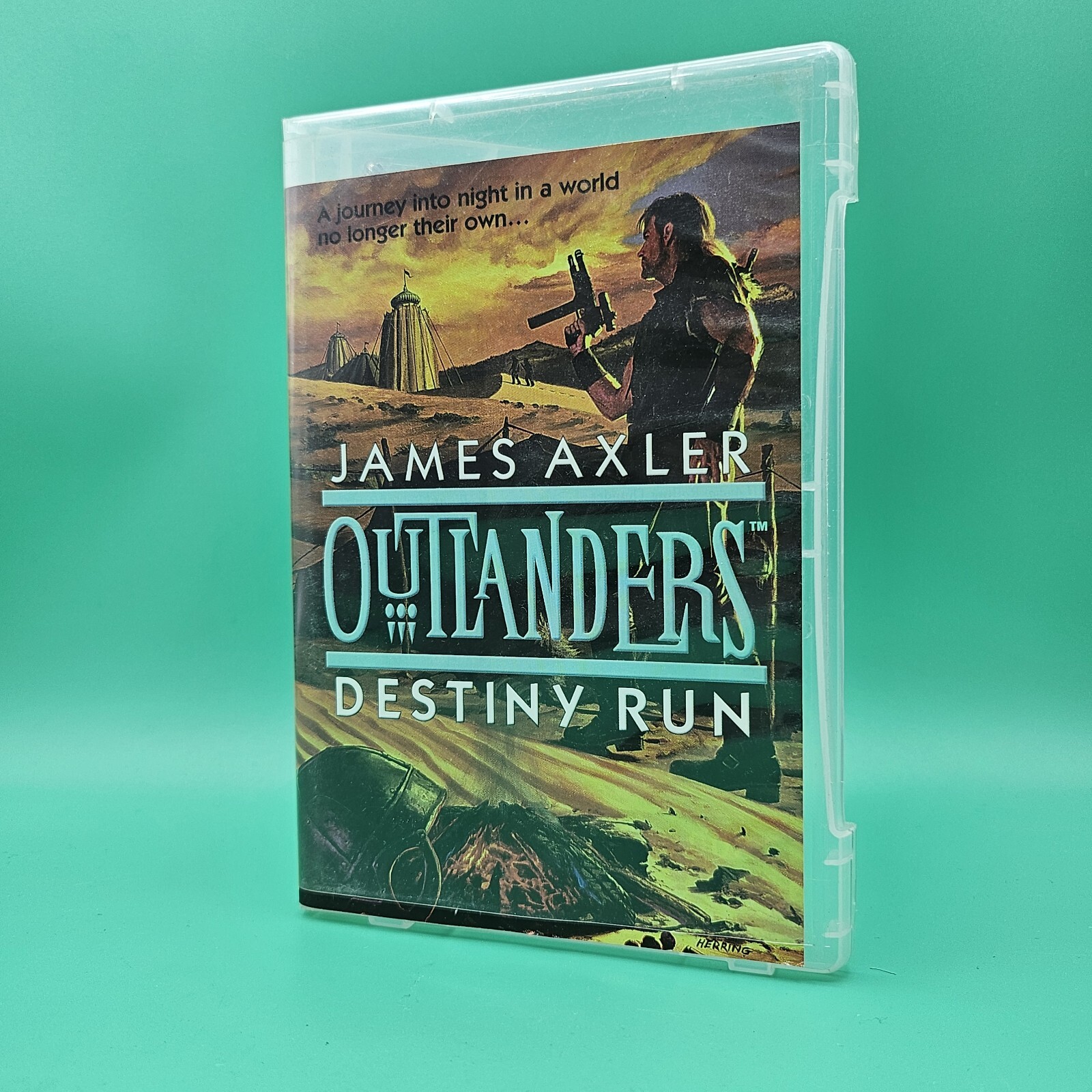 The Outlanders Destiny Run 2 Cassette Audiobook James Axler Sci-Fi Used VG+ VTG