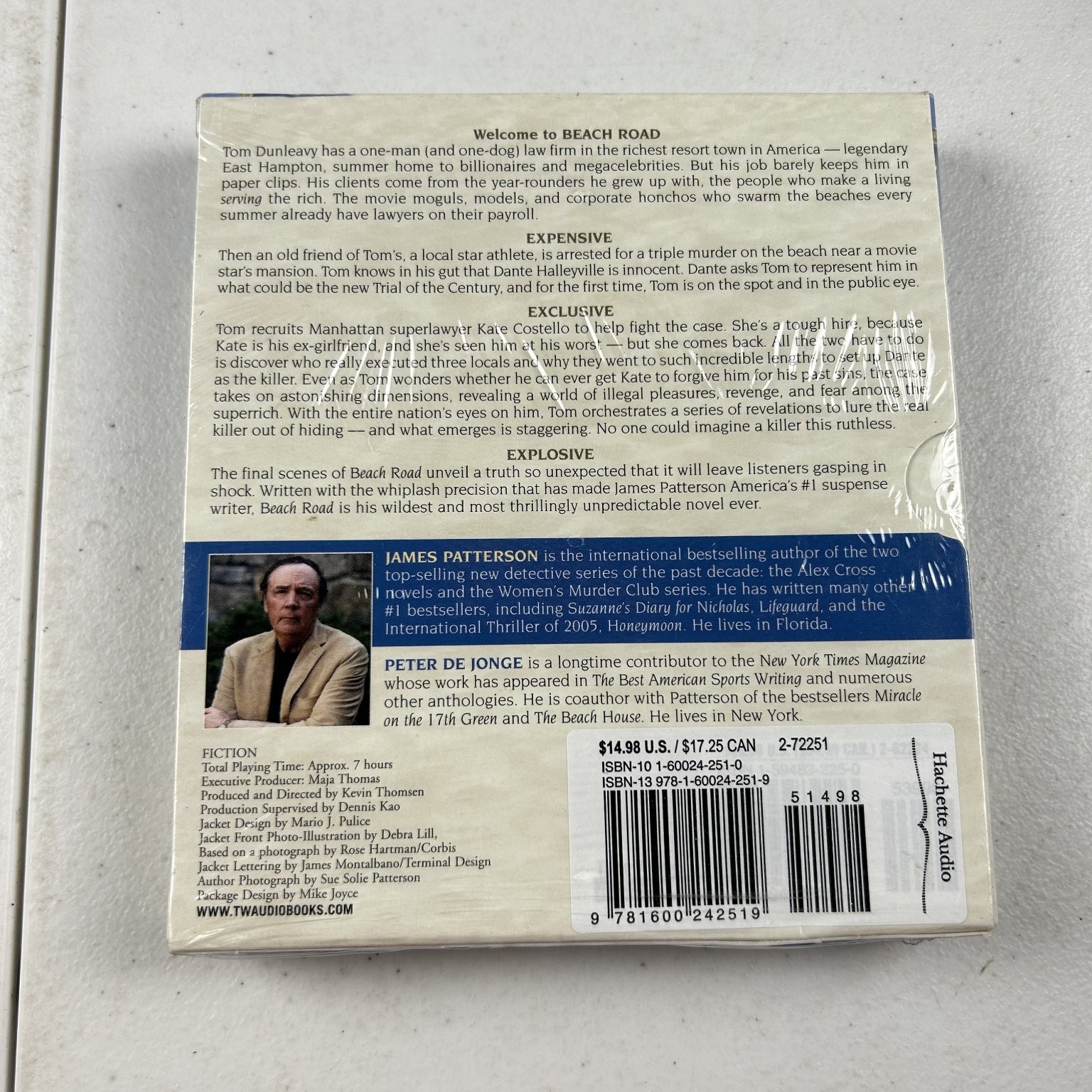 Beach Road by James Patterson Audiobook CDs Unabridged 6 Discs