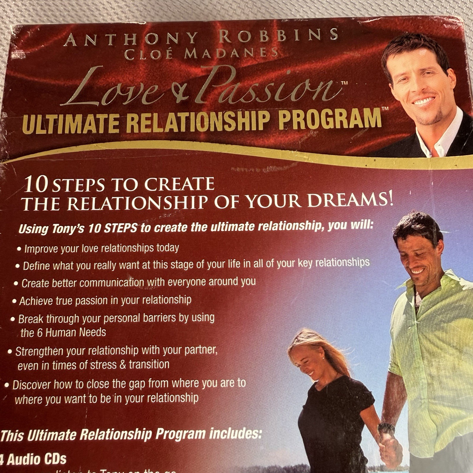 Tony Robbins Love & Passion Ultimate Relationship Program Box Set (4 CD & 6 DVD)