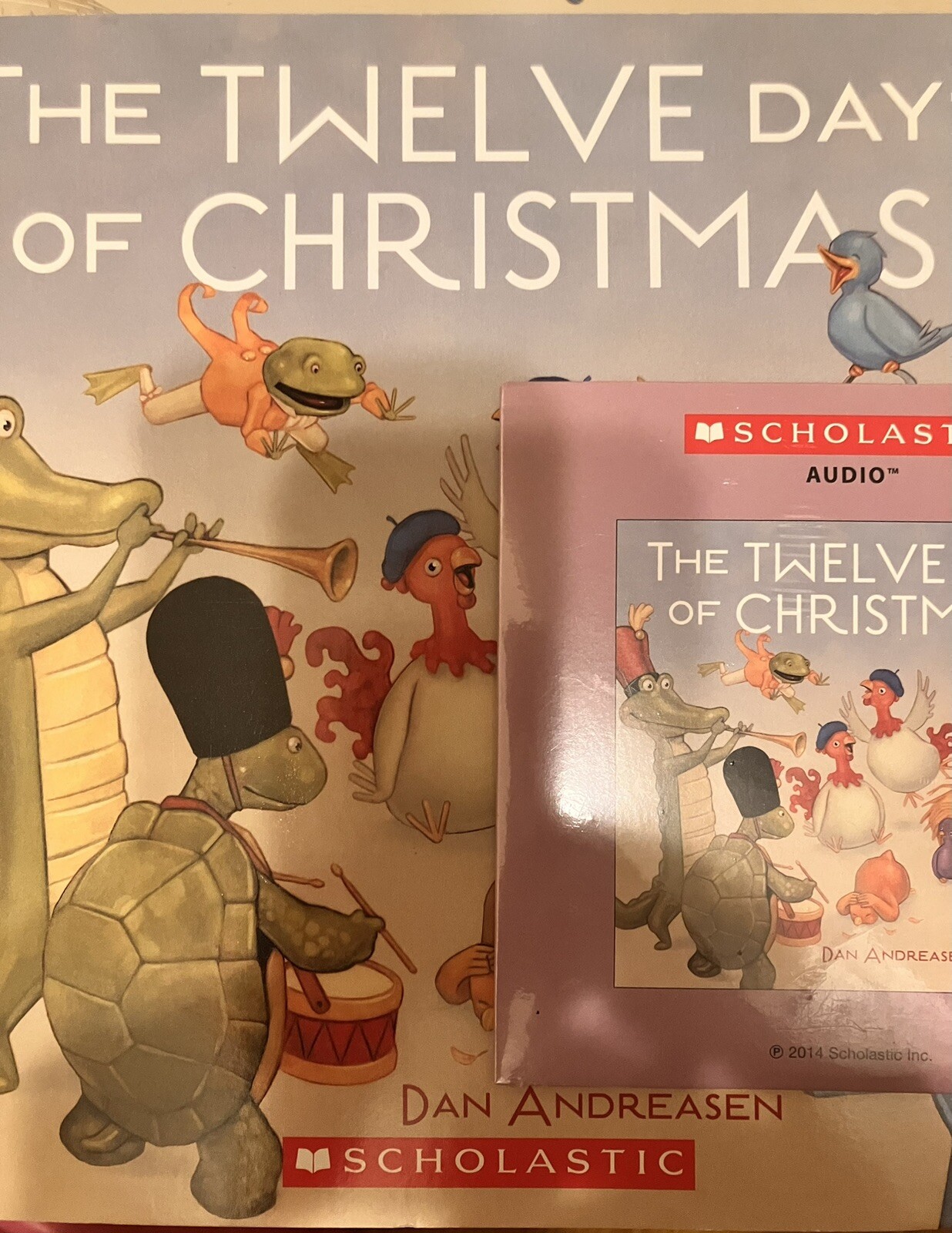 The Twelve Days Of Christmas Paperback And Audio CD By Dan Andreasen New