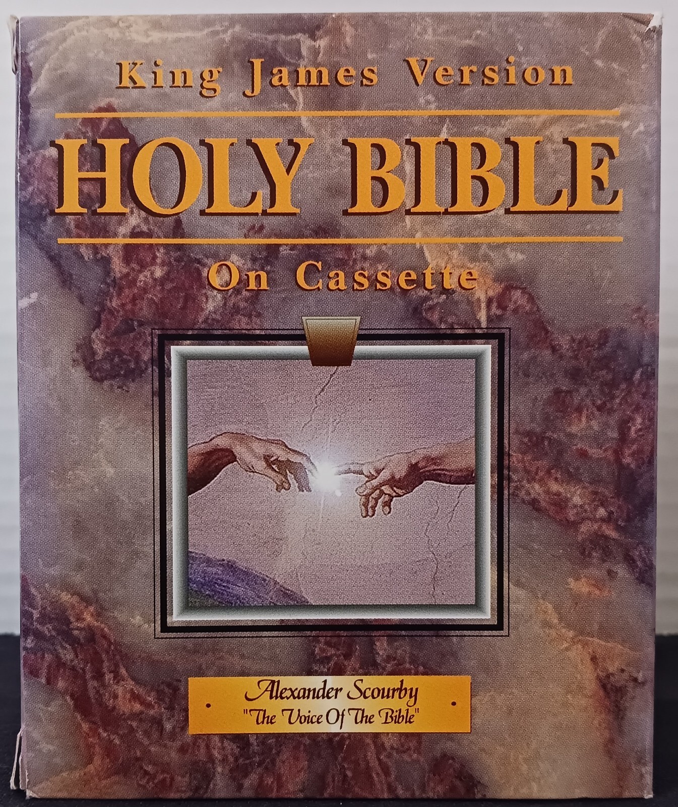 Vintage 1992 KJV HOLY BIBLE On Cassette Matthew-Revelation Alexander Scourby