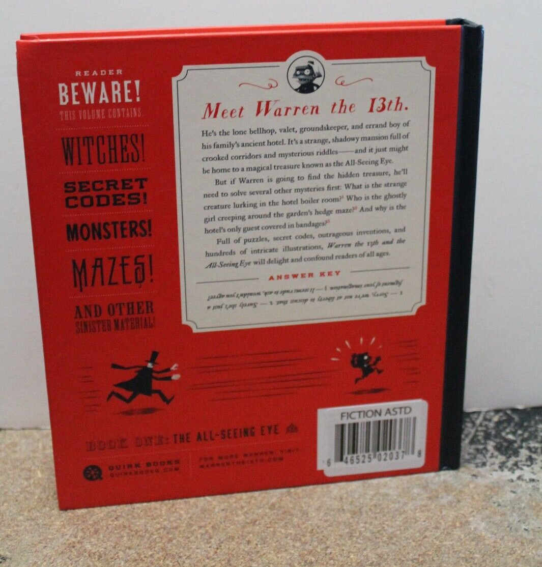 Warren the 13th and the All-Seeing Eye, hardcover by Tania Del Rio NEW