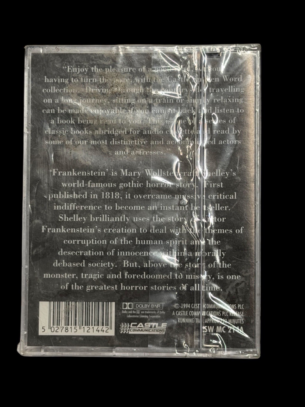 Cassette Tape Audio Book Frankenstein Mary Shelley Sealed 1994 Patricia Hodge