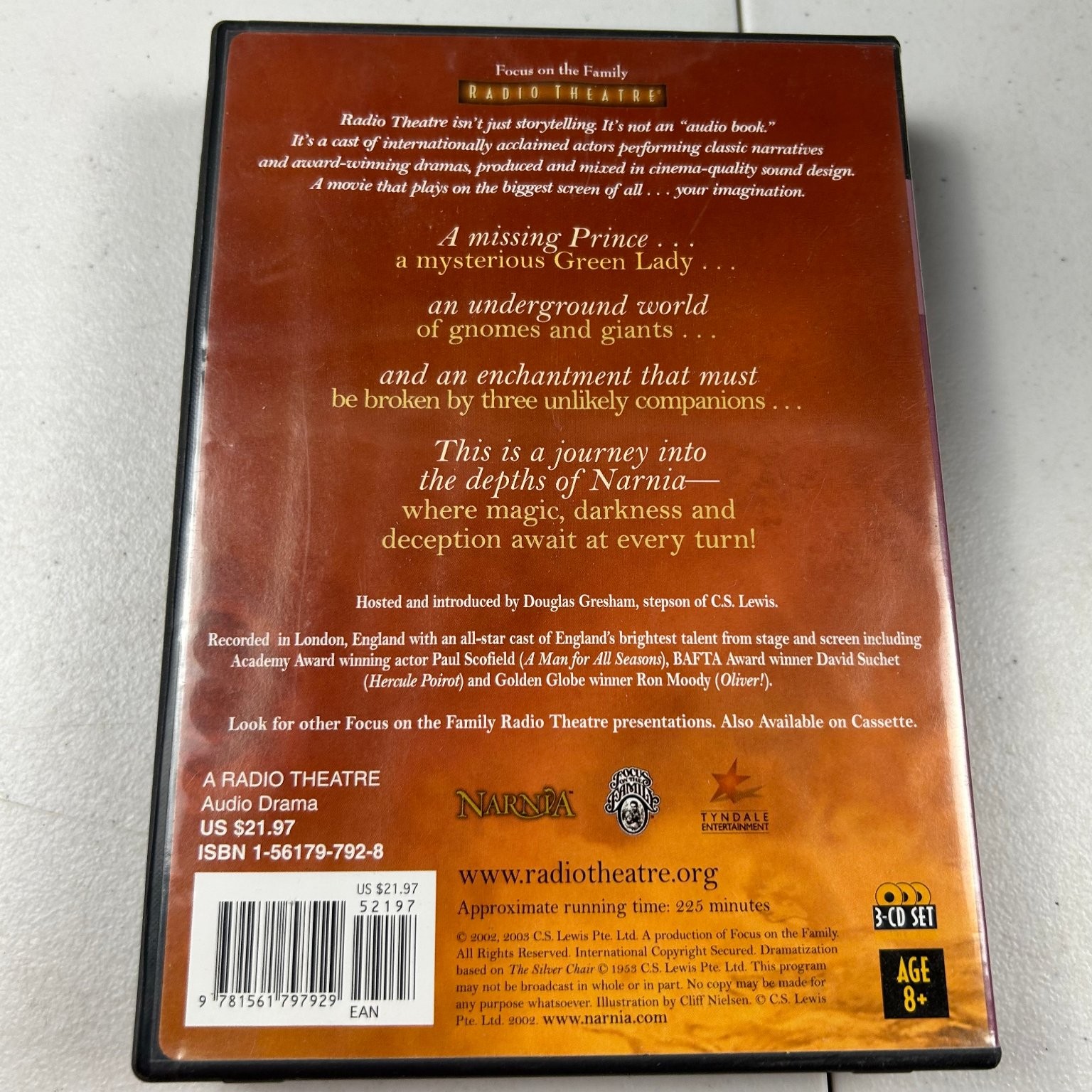 The Silver Chair by C.S. Lewis Audiobook CDs Full Cast 3 Discs
