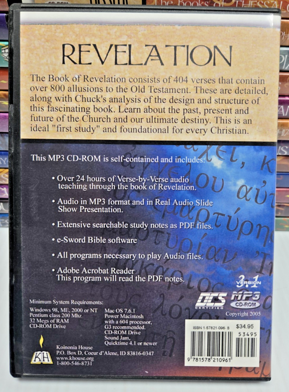 Chuck Missler, Complete Set Of 46 CD-ROM Commentary, New/Old Testament