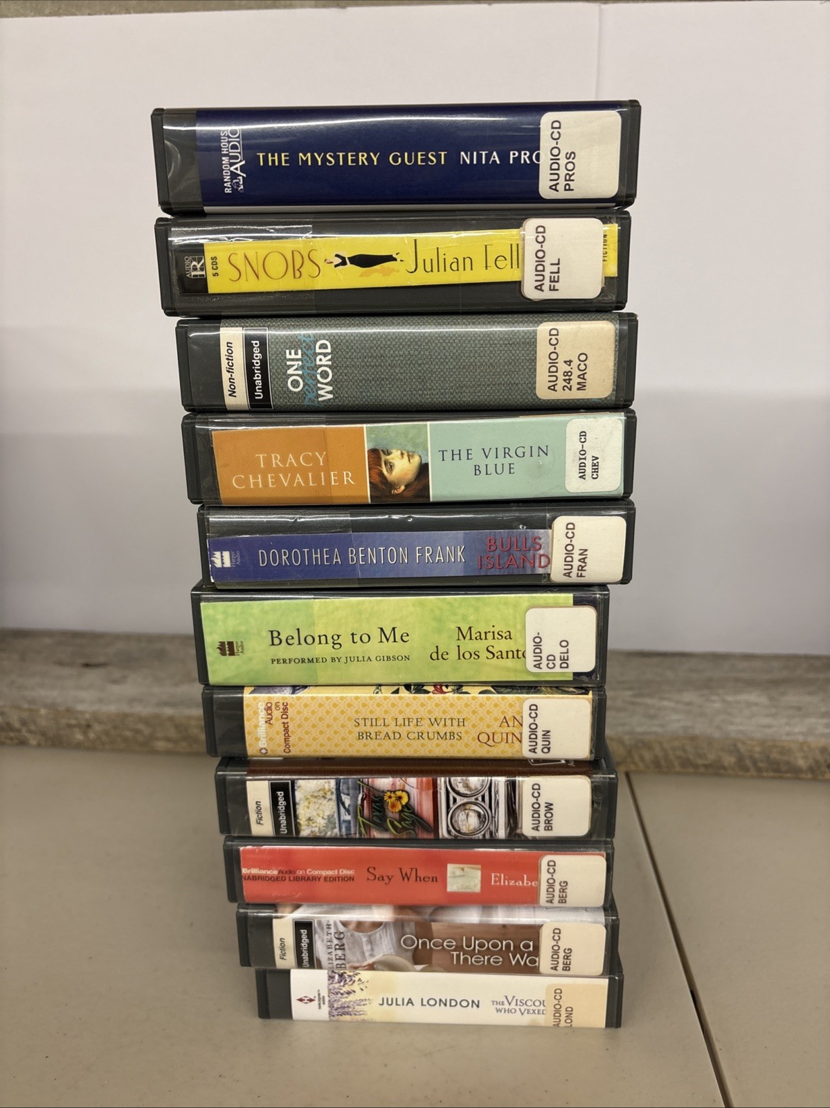 Lot of 11 Women’s Fiction Audio Books on CD Audiobooks Popular Authors