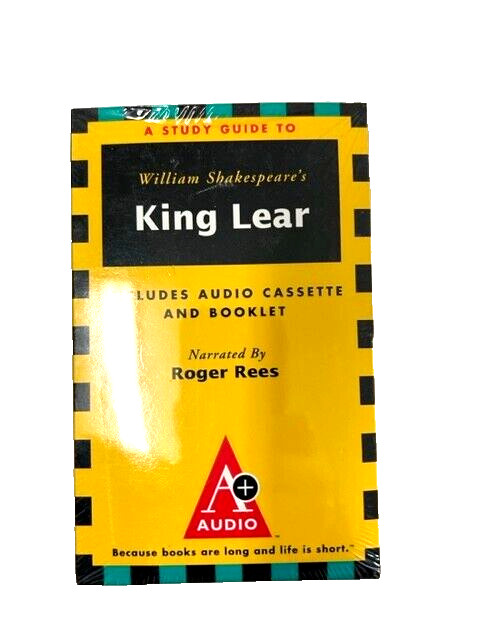 A Study Guide to King Lear Audio Cassette and Booklet Narrated by Roger Rees-New