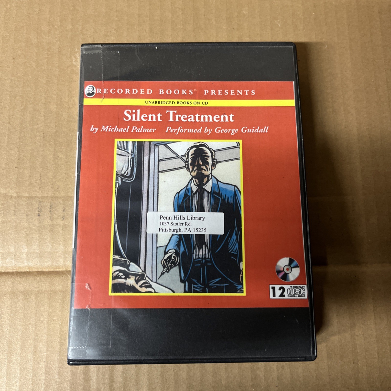 Silent Treatment by Michael Palmer (1995, Unabridged Audio 12 CDs) Acceptable