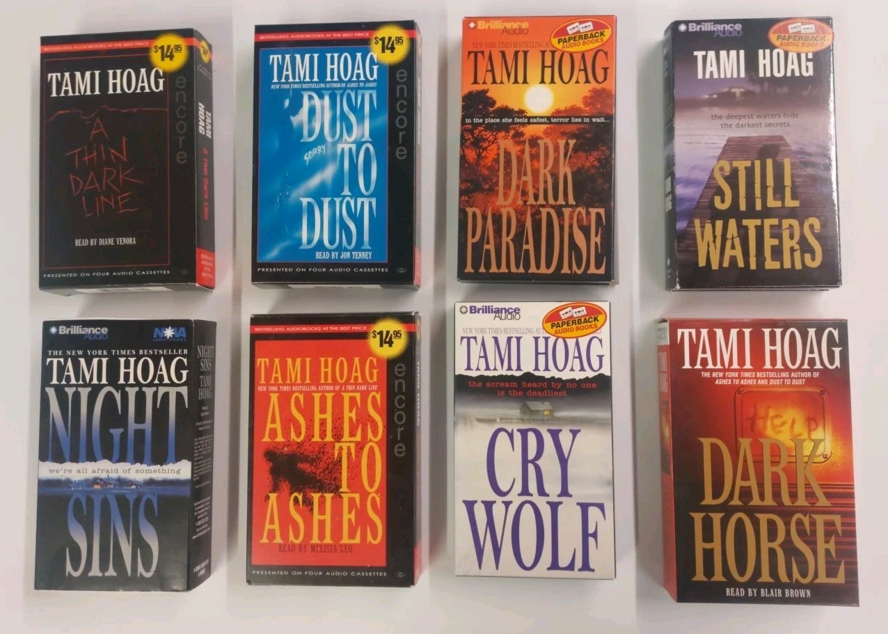 Lot Of 8 Tami Hoag Audiobooks on Cassette Sets