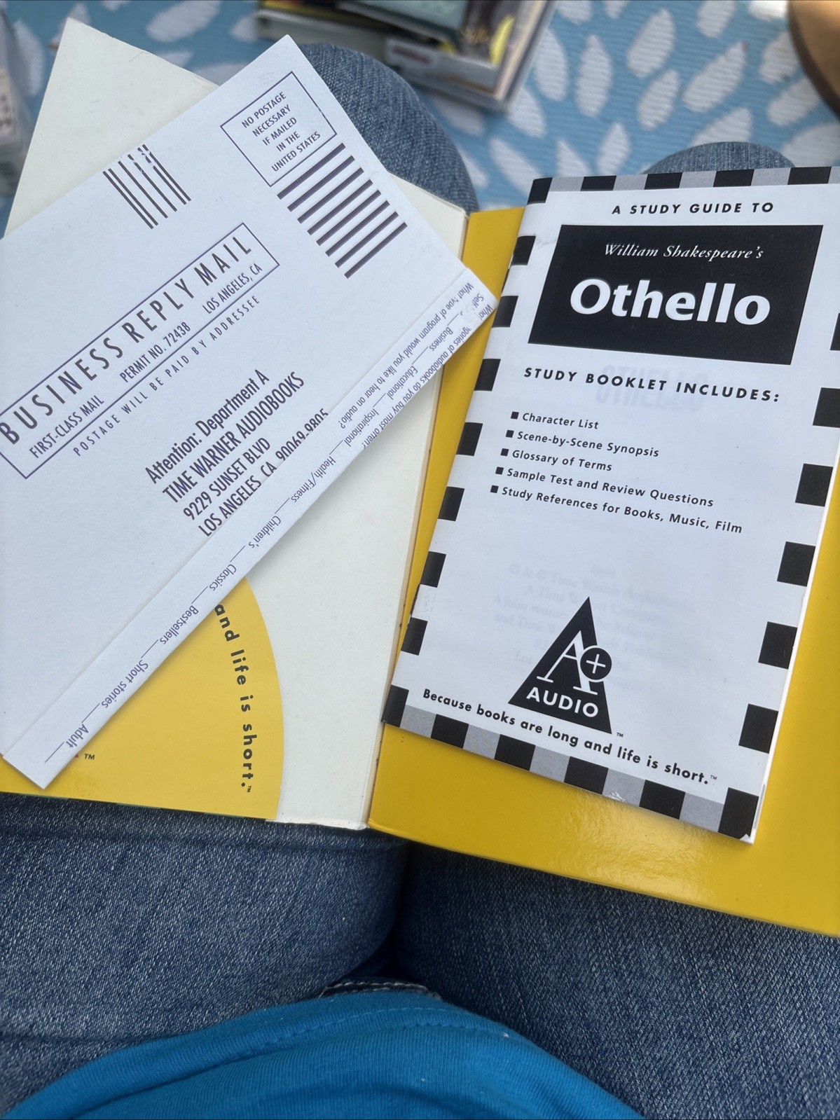 William Shakespeare STUDY GUIDE Othello Audio Tape Cassette AND Booklet ROG REES