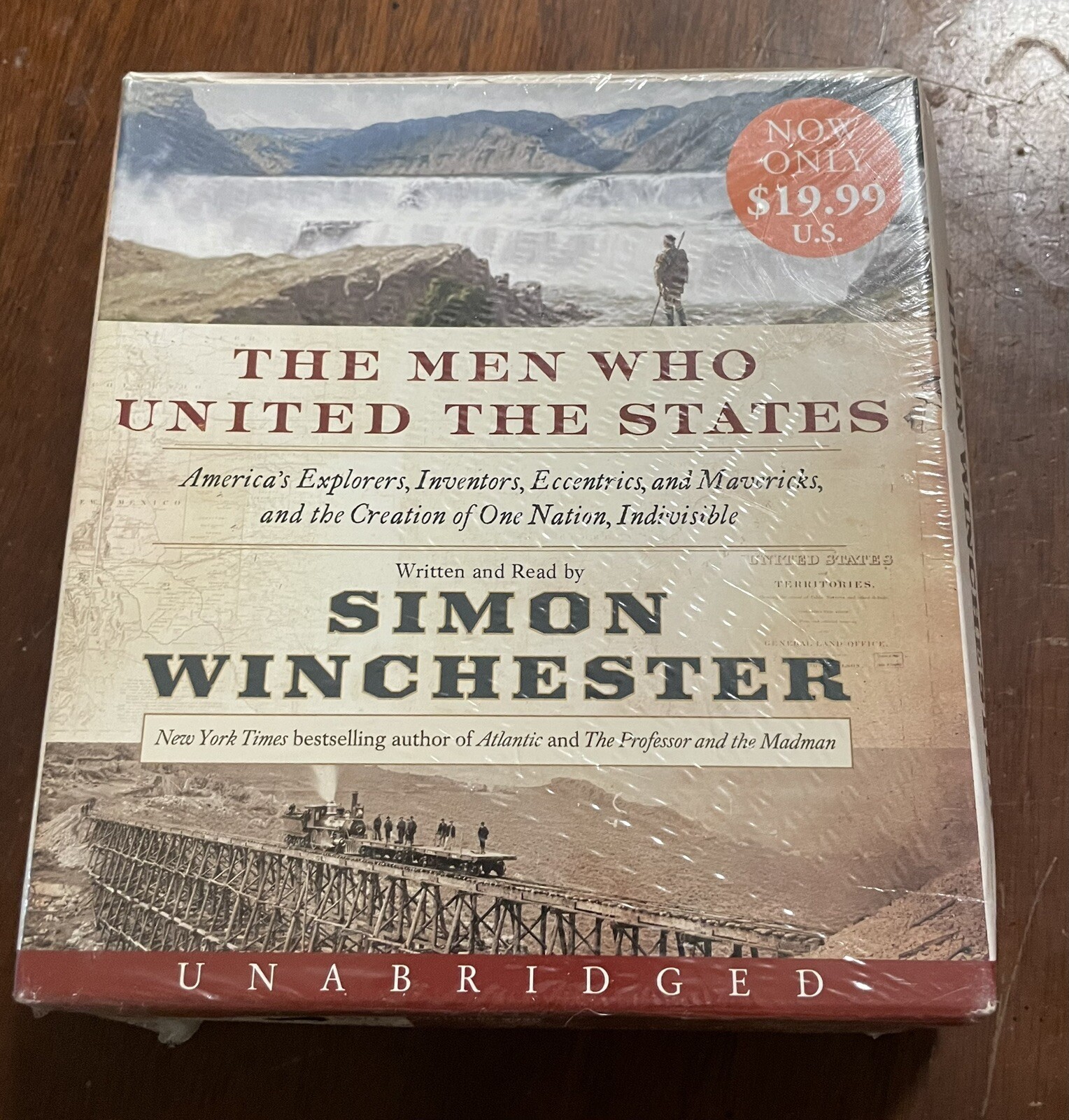 The Men Who United the States by Simon Winchester, Audio CD, Unabridged 12 Discs