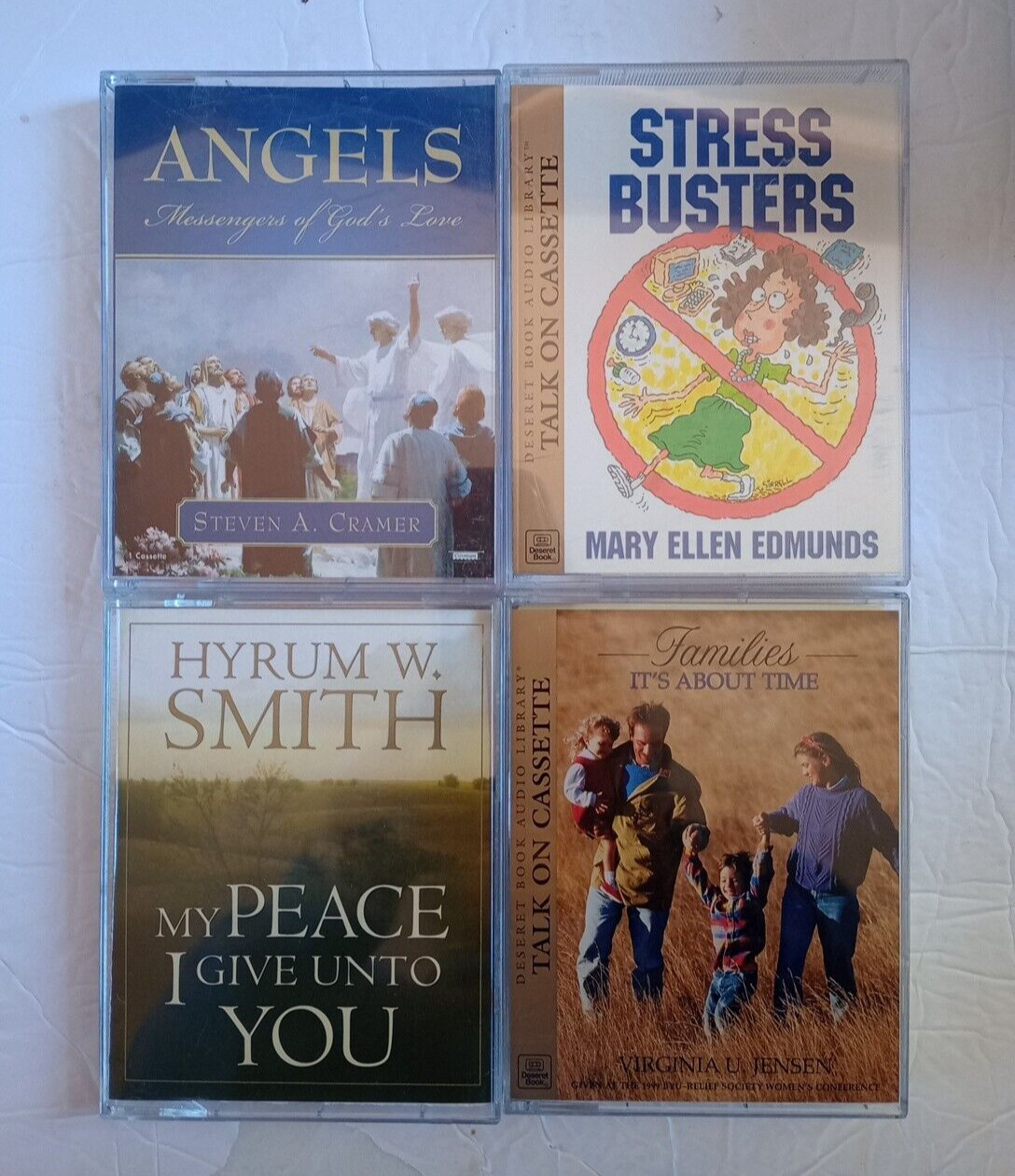 LDS Mormon Books & Talks On Audio Cassette Huge Lot (21) Inspiration Religious