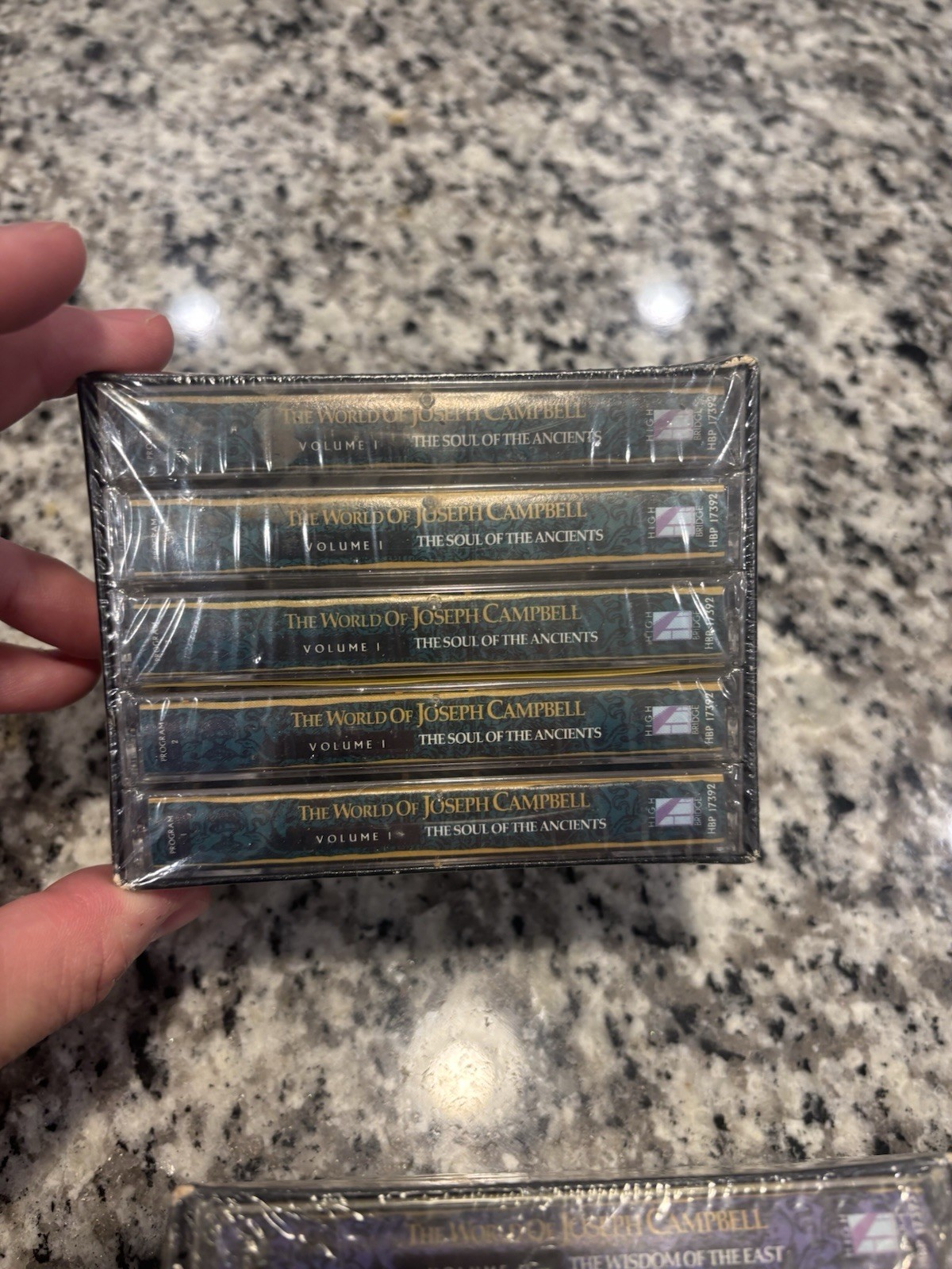 JOSEPH CAMPBELL CASSETTE SET TRANSFORMATIONS OF MYTH THROUGH TIME VOL. 1 & 2