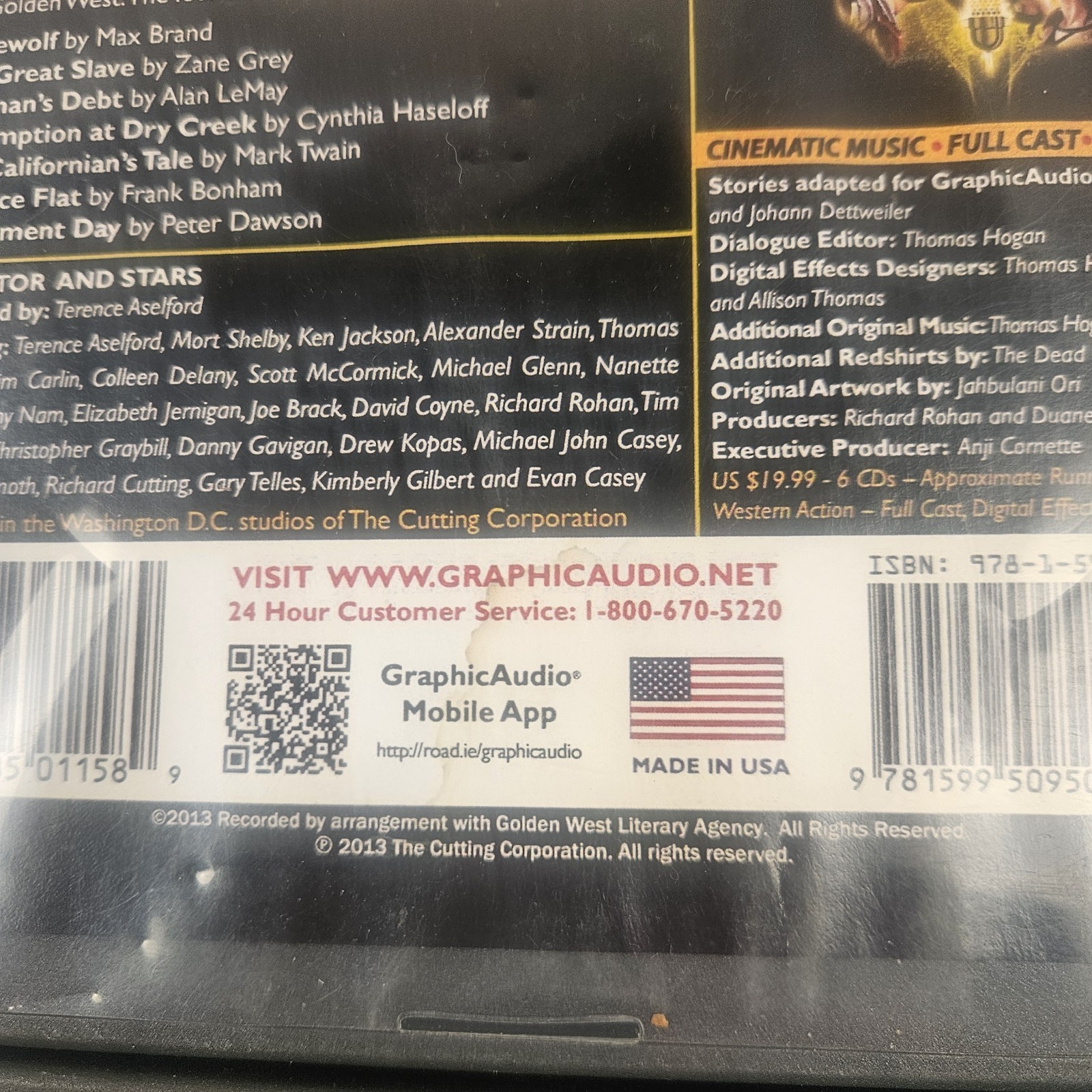 Lot 17 Western Audiobook CD Sets GraphicAudio A Movie In Your Mind Ex Library