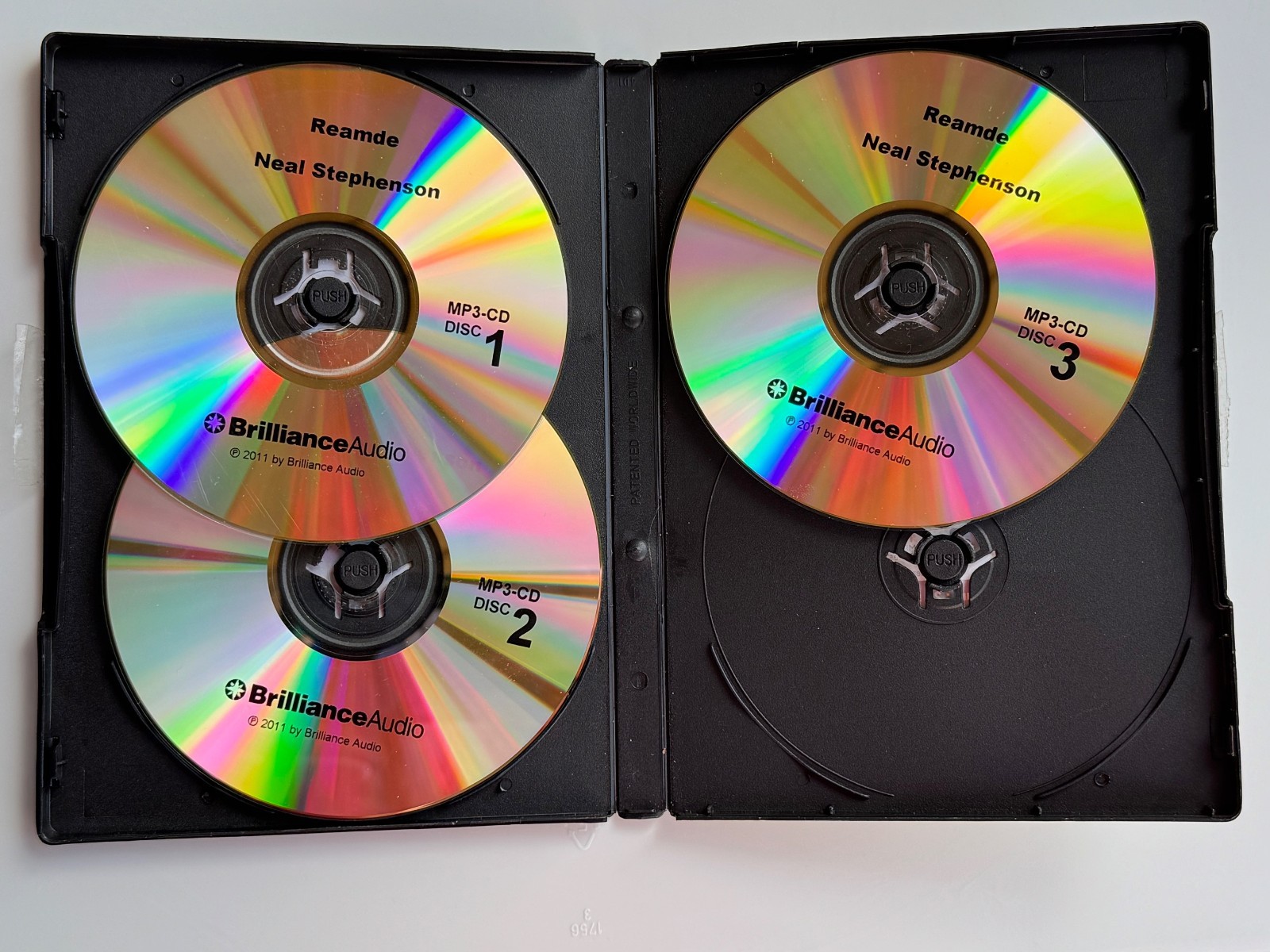 MP3-CD — Neal Stephenson — REAMDE — 3 discs